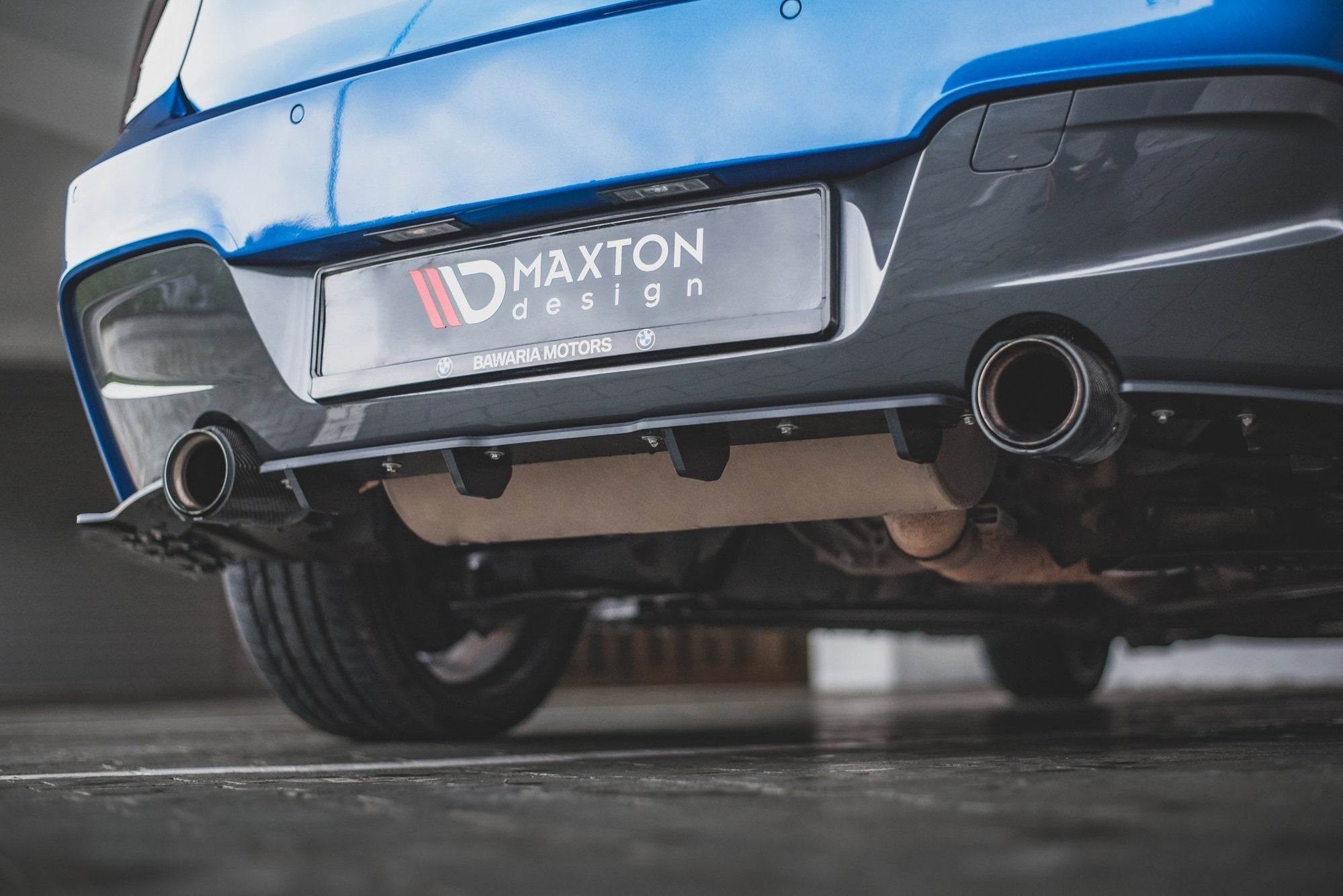 Maxton Design Street Pro Rear Diffuser para BMW M135i F20 - imagen 3