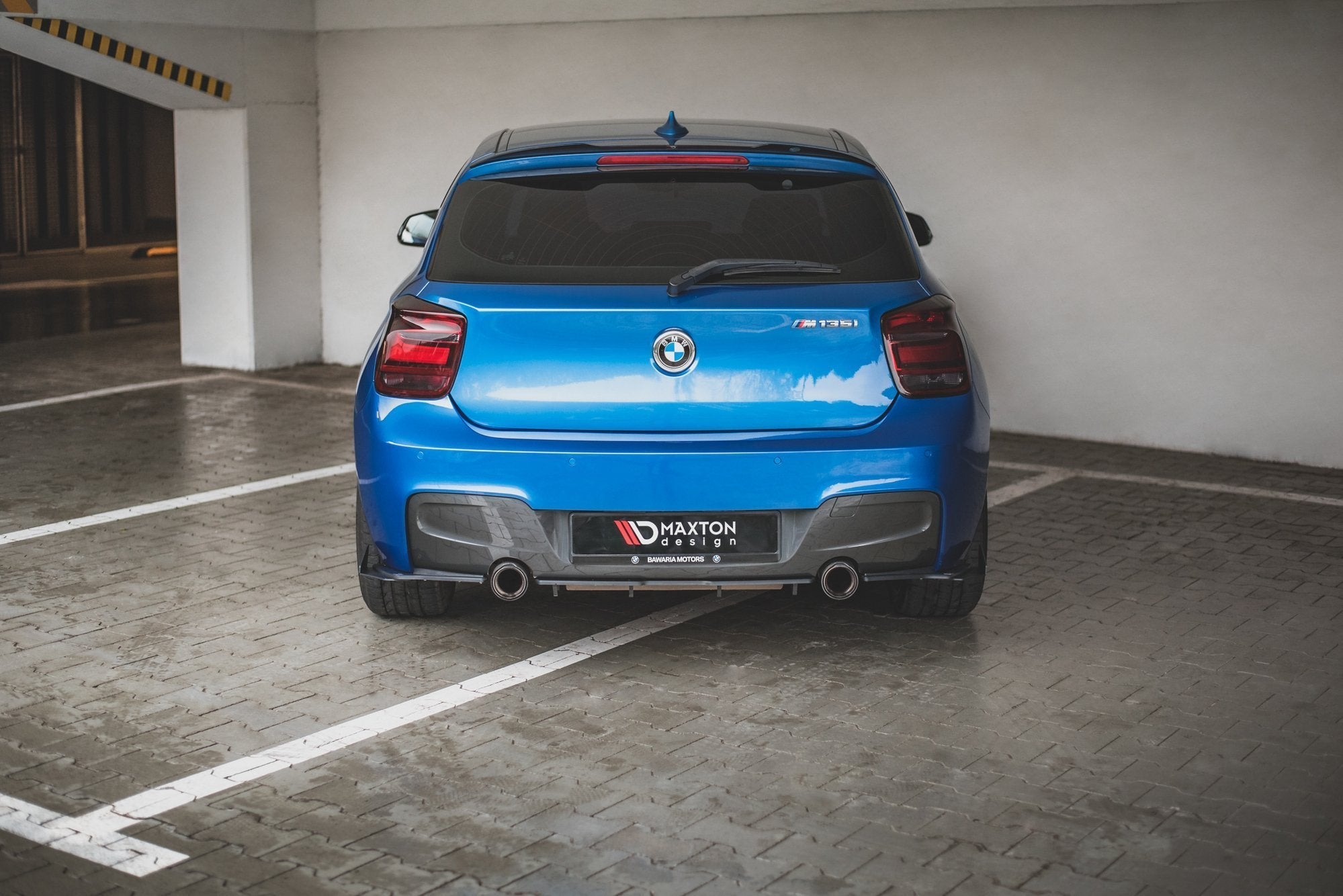 Maxton Design Street Pro Rear Diffuser para BMW M135i F20 - imagen 4
