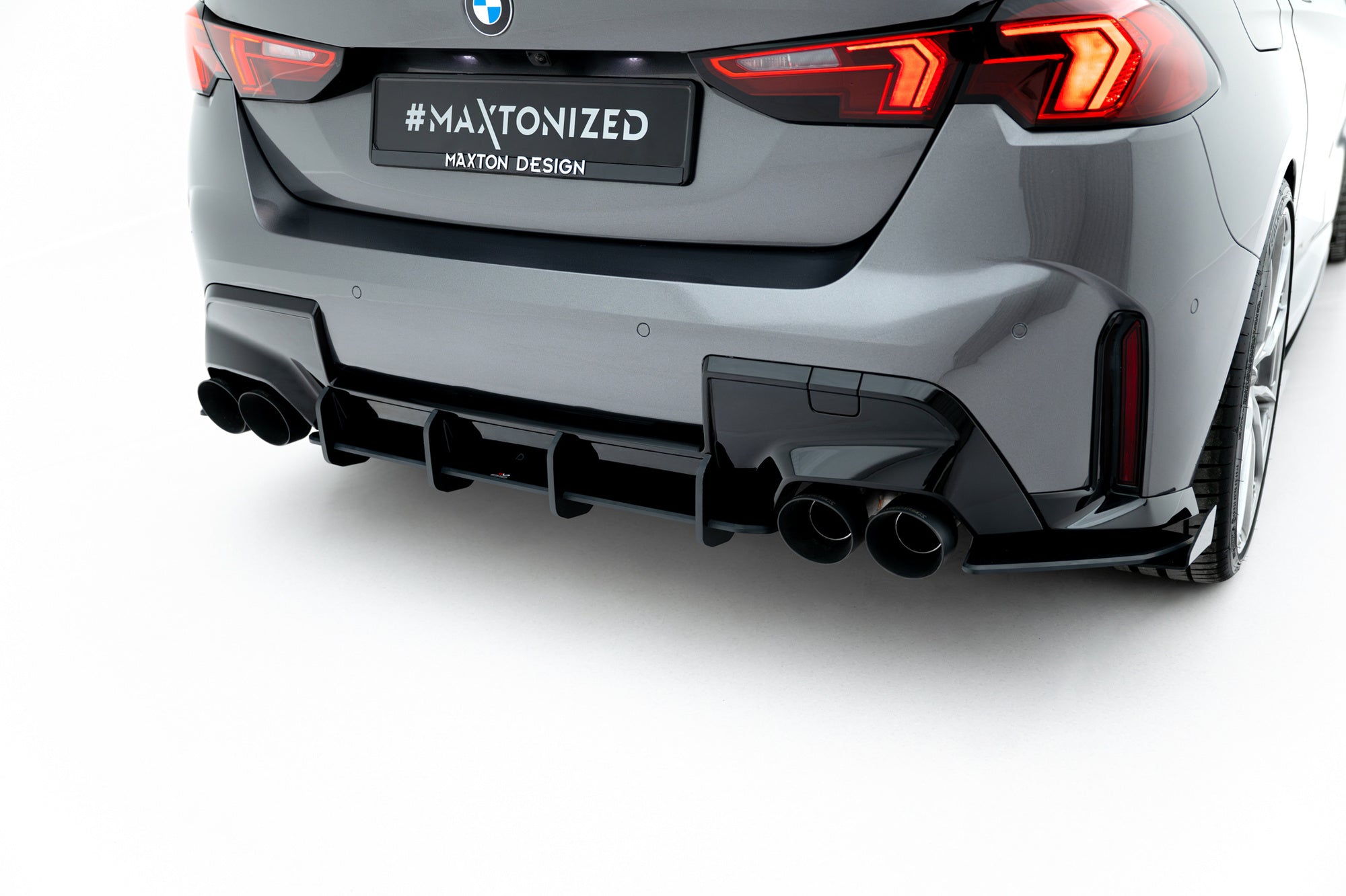 Maxton Design Street Pro Rear Diffuser para BMW M135i F70 - imagen 4