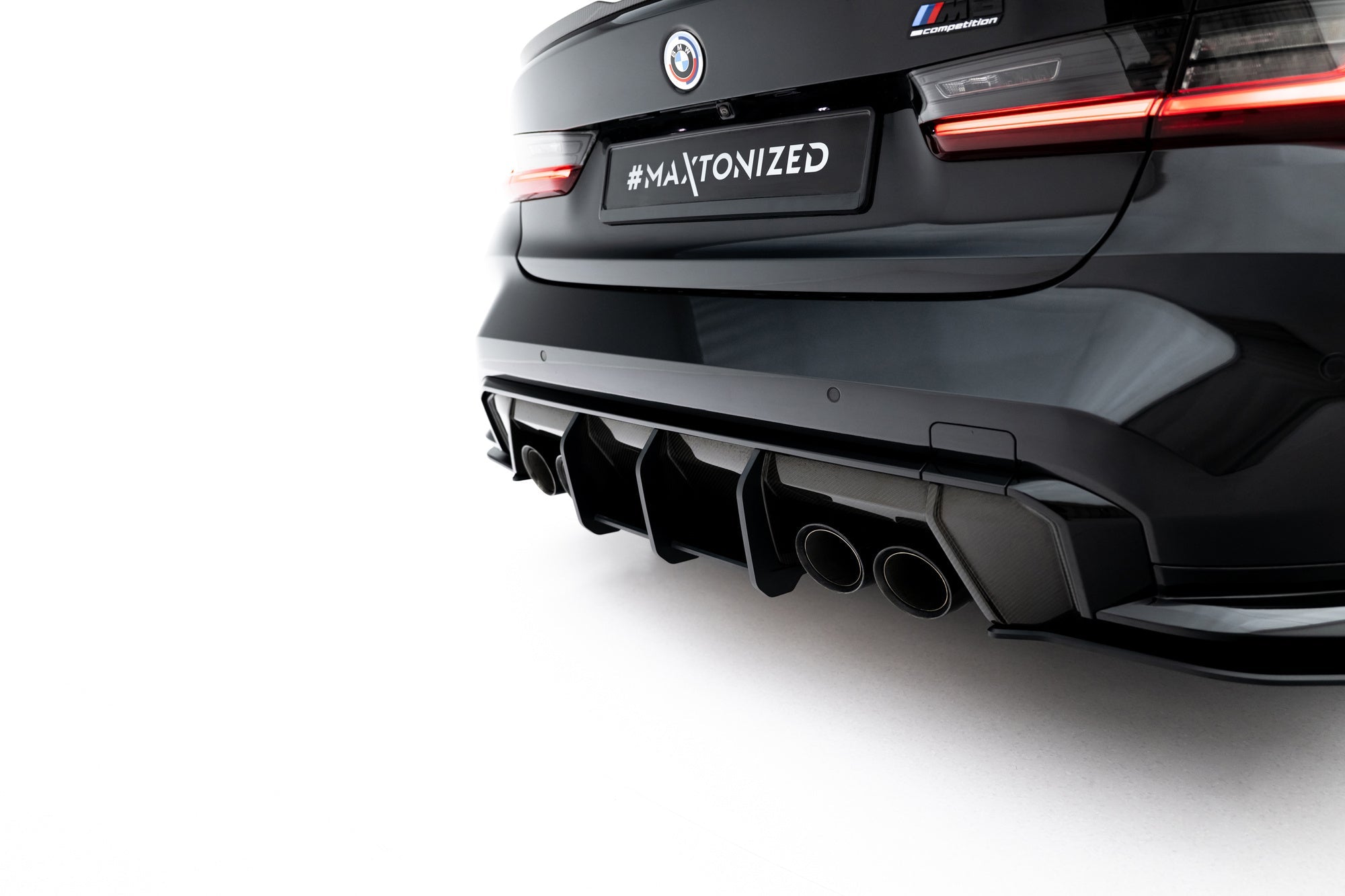 Maxton Design Street Pro Rear Diffuser para BMW M3 Sedan / Touring G80 - imagen 3