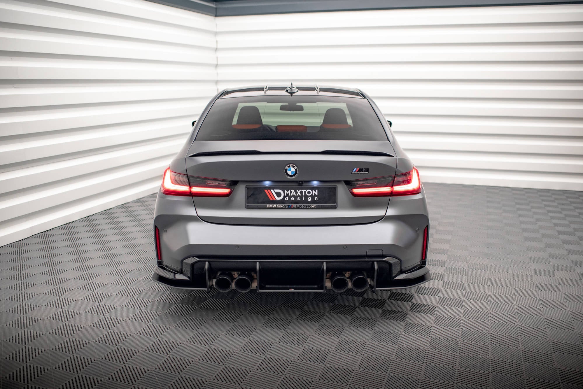Maxton Design Street Pro Rear Diffuser para BMW M3 / M4 Sedan / Touring / Coupe / G80 / G81 / G82 - imagen 2