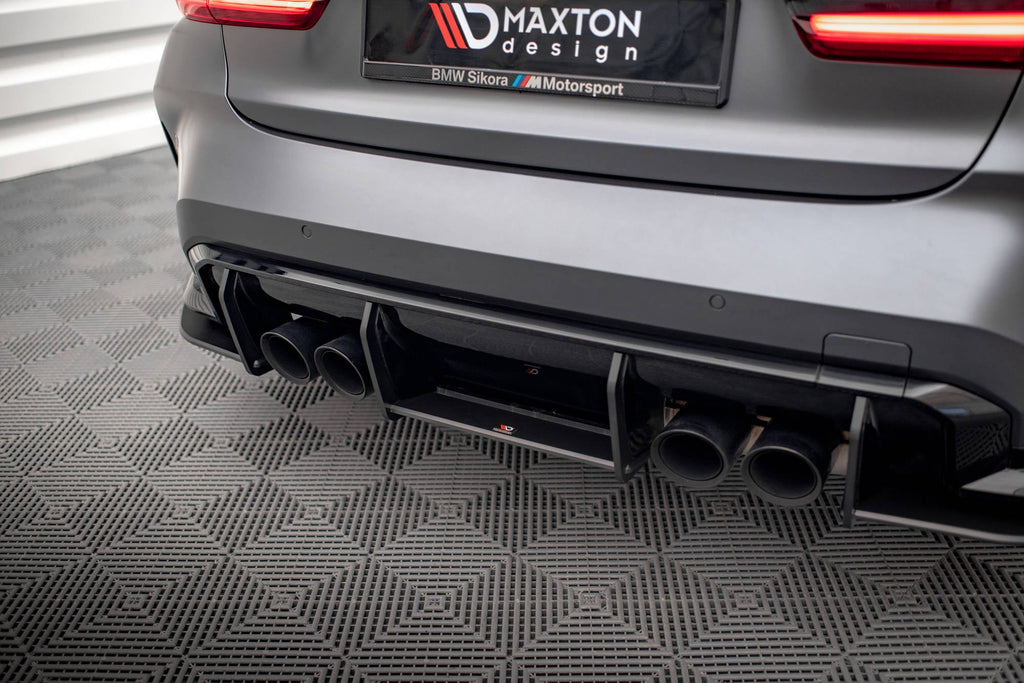 Maxton Design Street Pro Rear Diffuser para BMW M3 / M4 Sedan / Touring / Coupe / G80 / G81 / G82 - imagen 4