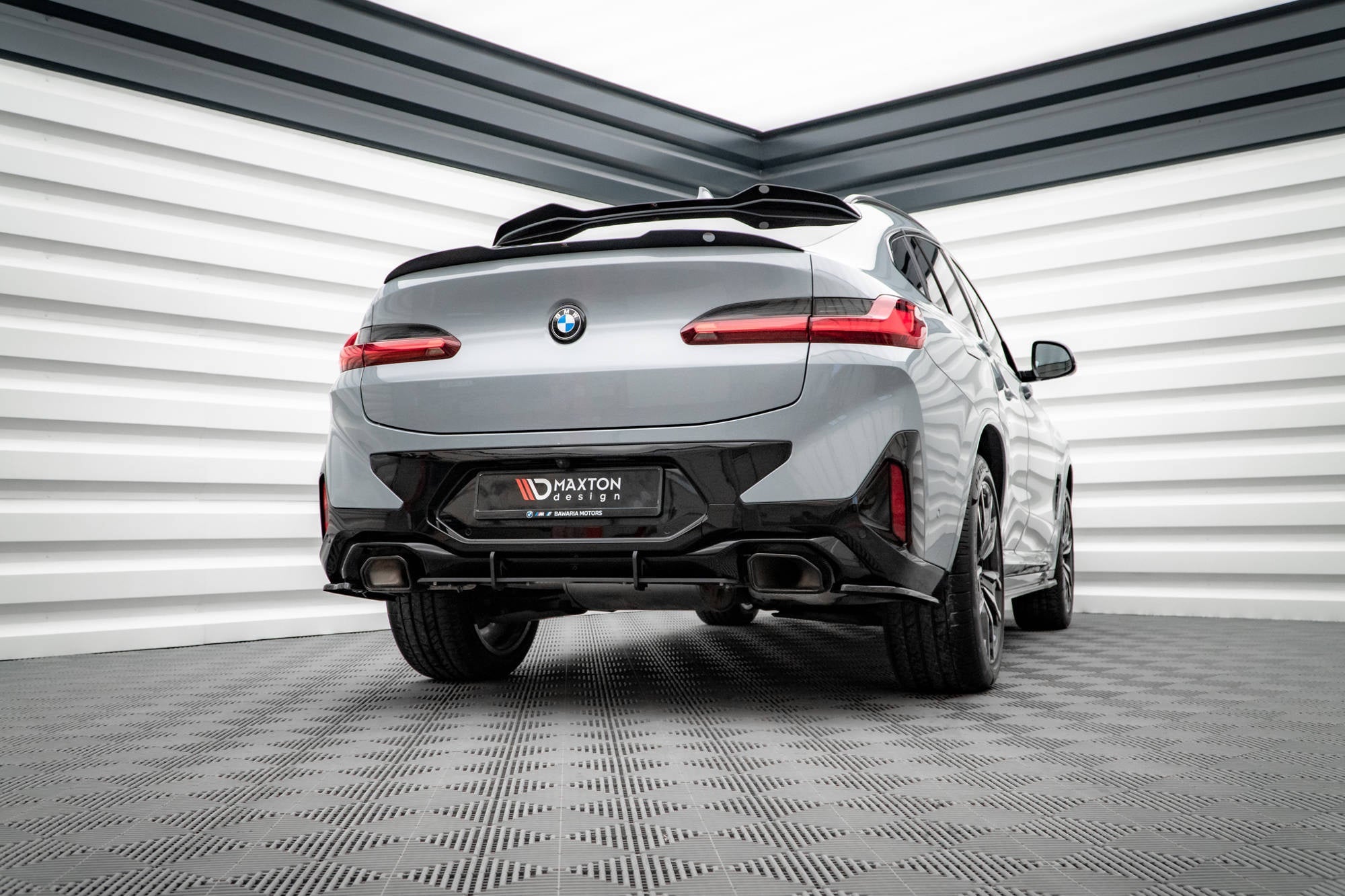 Maxton Design Street Pro Rear Diffuser para BMW X4 M-Pack G02 Facelift - imagen 2