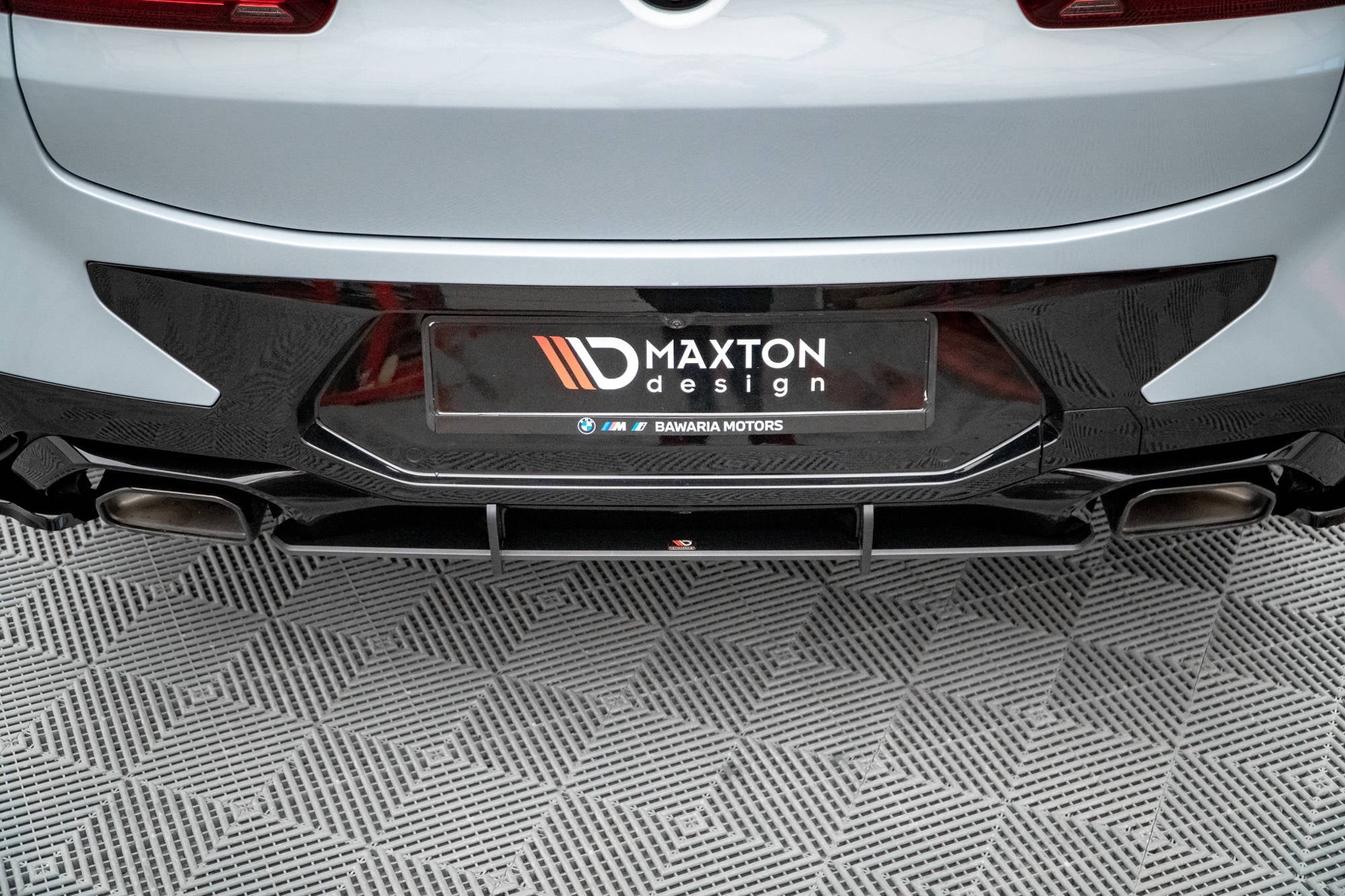 Maxton Design Street Pro Rear Diffuser para BMW X4 M-Pack G02 Facelift - imagen 1