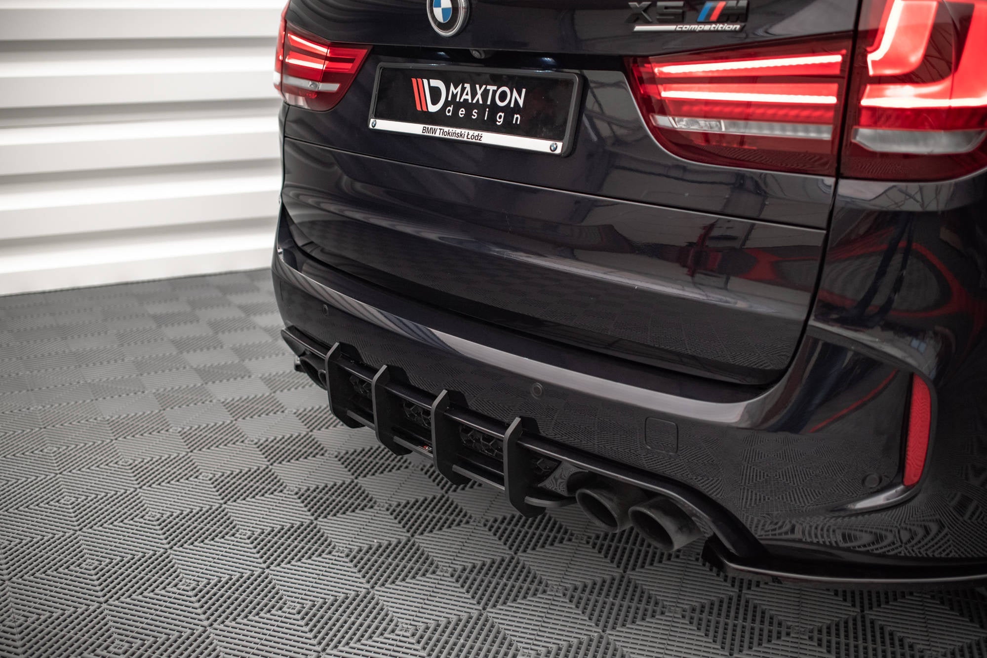 Maxton Design Street Pro Rear Diffuser para BMW X5 M F85 - imagen 1