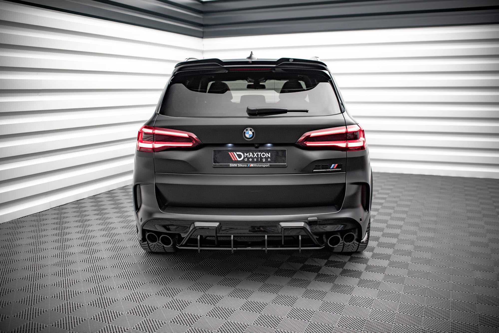 Maxton Design Street Pro Rear Diffuser para BMW X5M F95 / F95 Facelift - imagen 2
