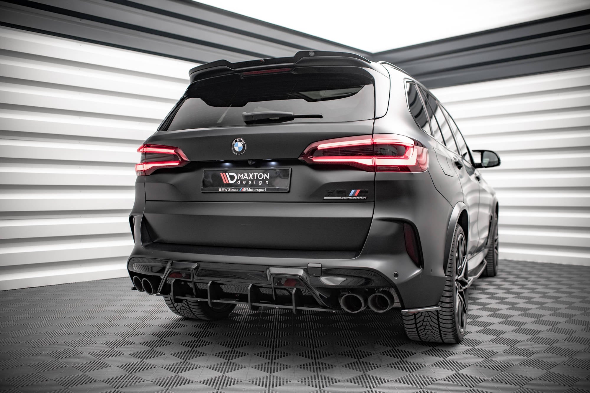 Maxton Design Street Pro Rear Diffuser para BMW X5M F95 / F95 Facelift - imagen 3