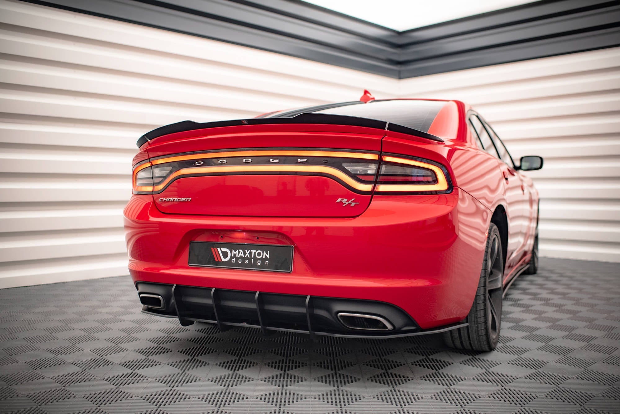 Maxton Design Street Pro Rear Diffuser para Dodge Charger RT Mk7 Facelift - imagen 4