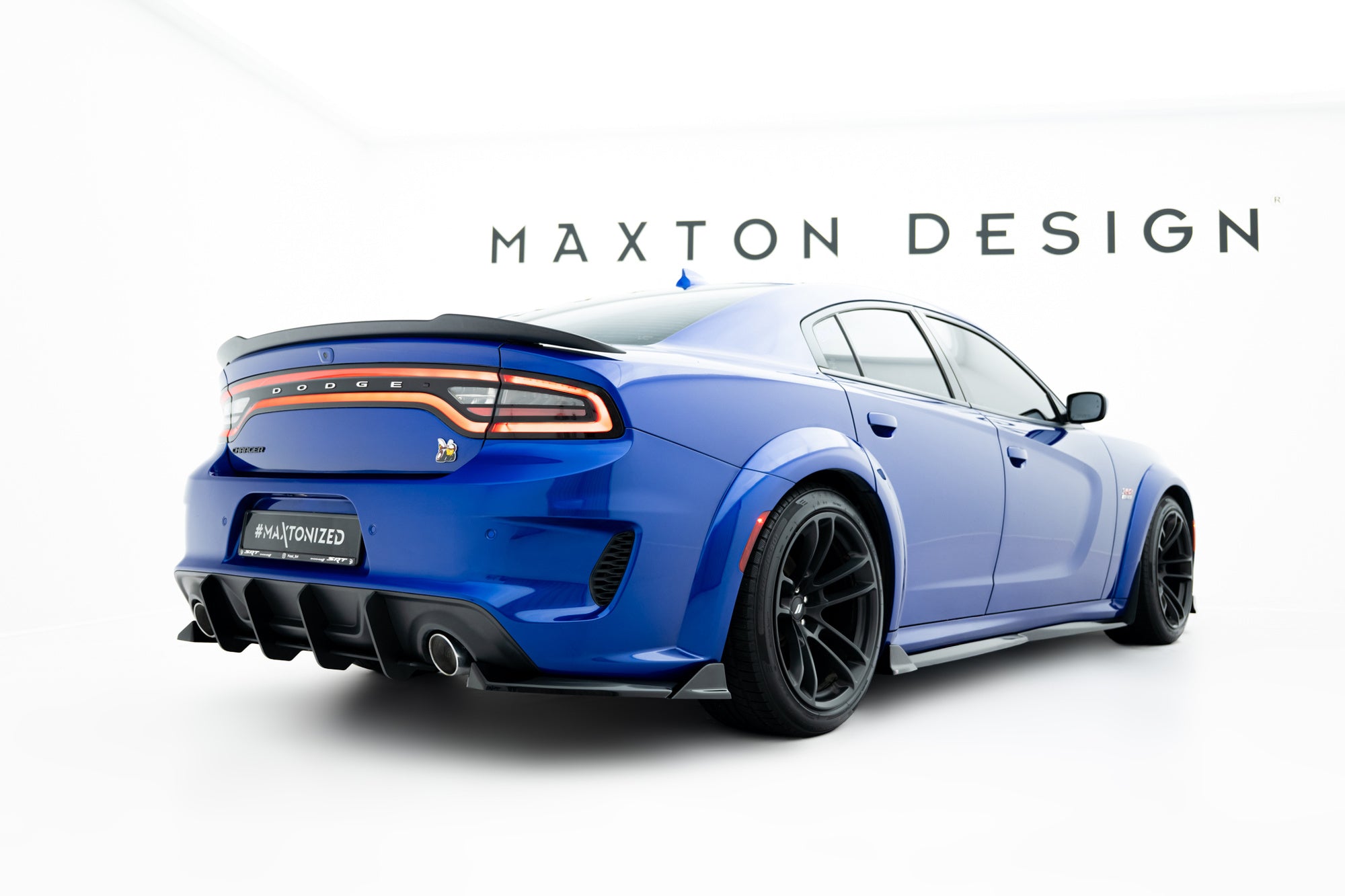 Maxton Design Street Pro Rear Diffuser para Dodge Charger RT Scat Pack Widebody Mk3 Facelift - imagen 2