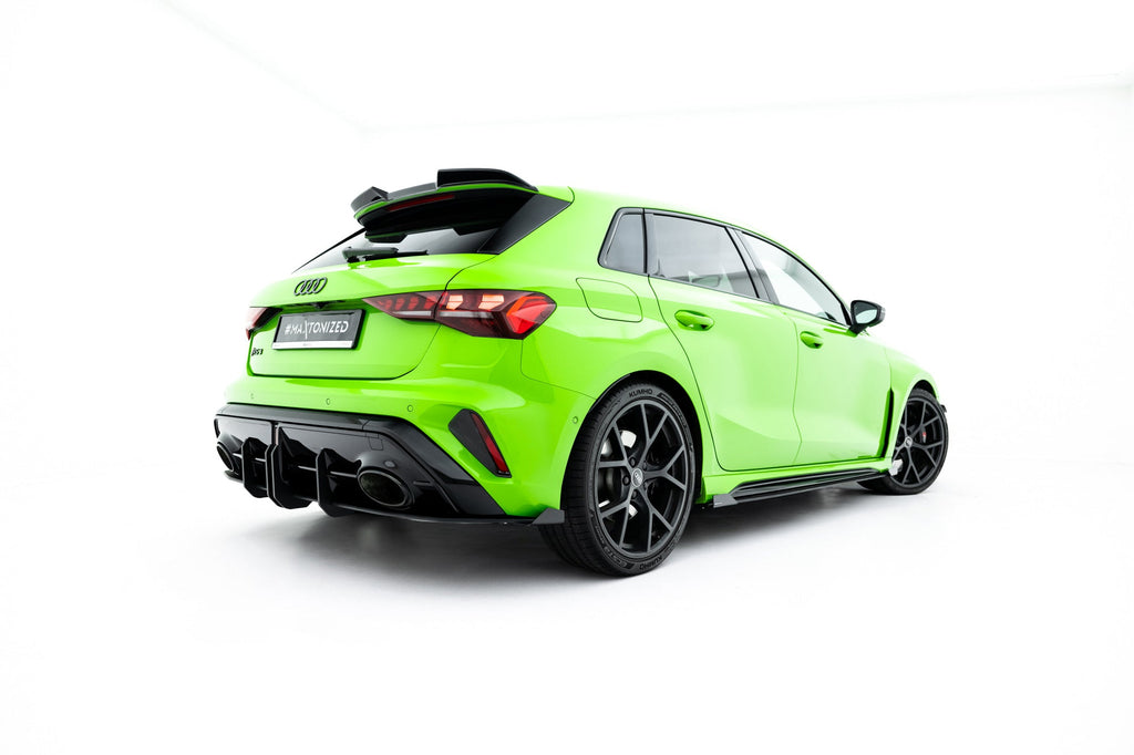 Maxton Design Street Pro Rear Diffuser + Flaps para Audi RS3 Sportback 8Y Facelift - imagen 1