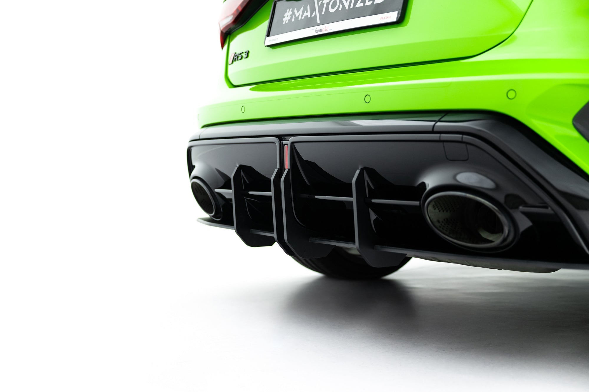 Maxton Design Street Pro Rear Diffuser + Flaps para Audi RS3 Sportback 8Y Facelift - imagen 7