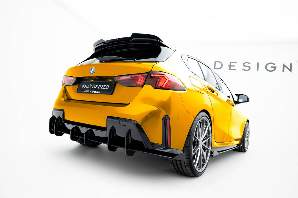 Maxton Design Street Pro Rear Diffuser + Flaps para BMW 1 M-Pack F70 - imagen 1