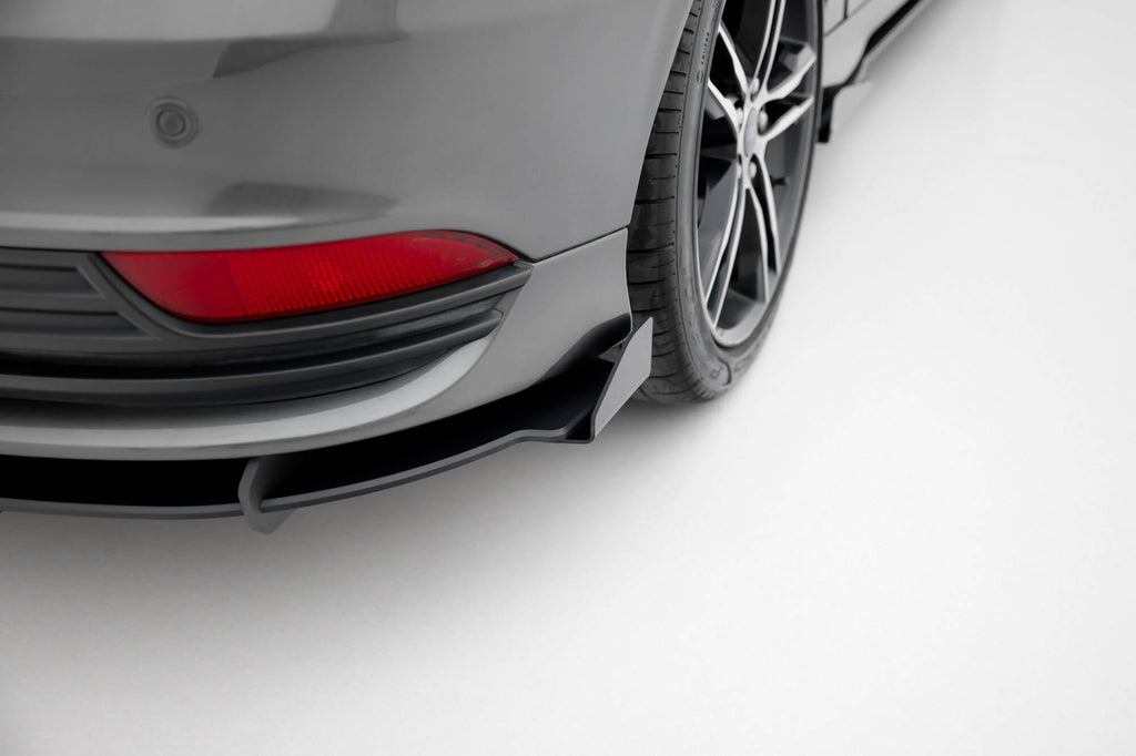 Maxton Design Street Pro Rear Diffuser + Flaps para Ford Focus ST Mk3 Facelift - imagen 6