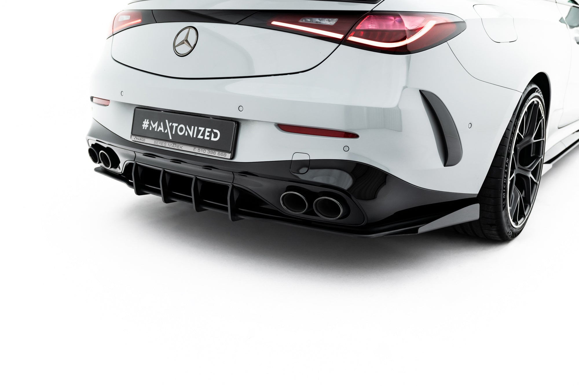 Maxton Design Street Pro Rear Diffuser + Flaps para Mercedes-AMG CLE 53 Aero C236 - imagen 5