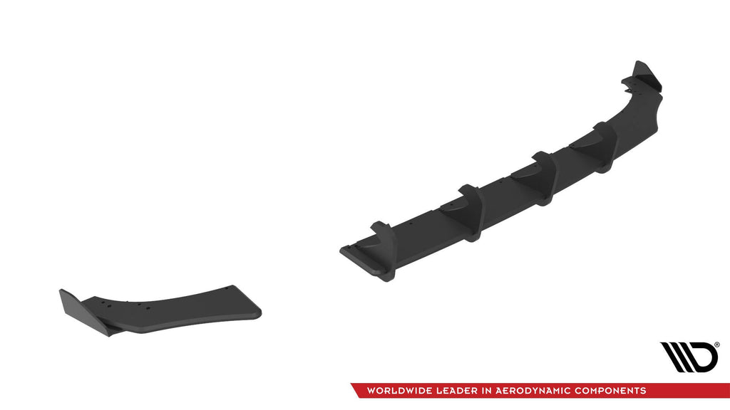 Maxton Design Street Pro Rear Diffuser + Flaps para Volkswagen Polo GTI Mk6 Facelift - imagen 4