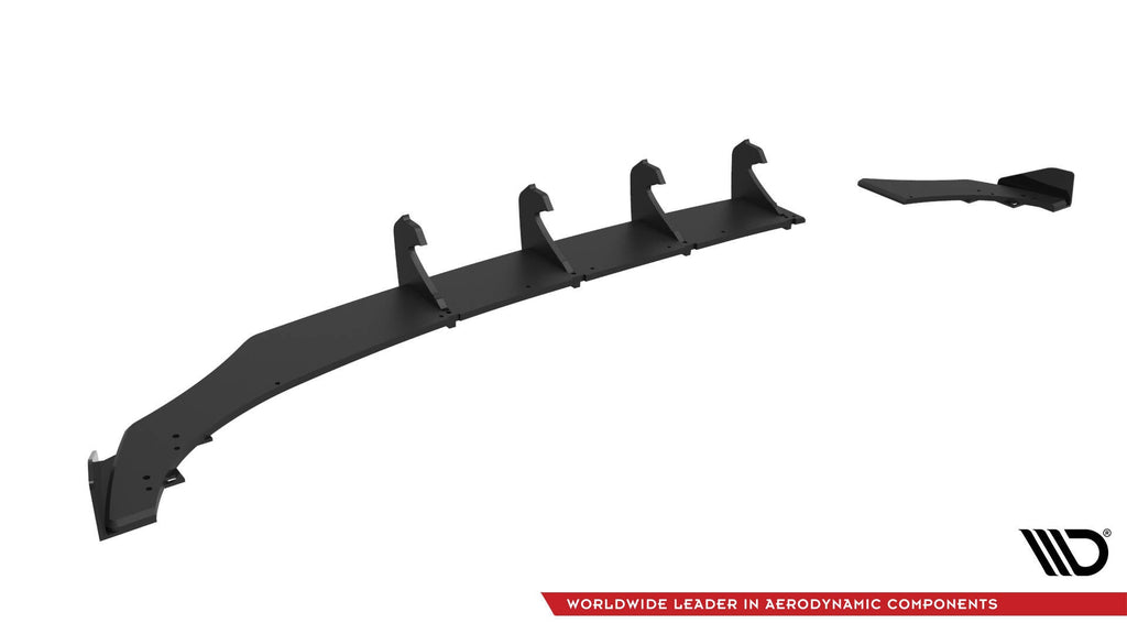 Maxton Design Street Pro Rear Diffuser + Flaps para Volkswagen Polo GTI Mk6 Facelift - imagen 5