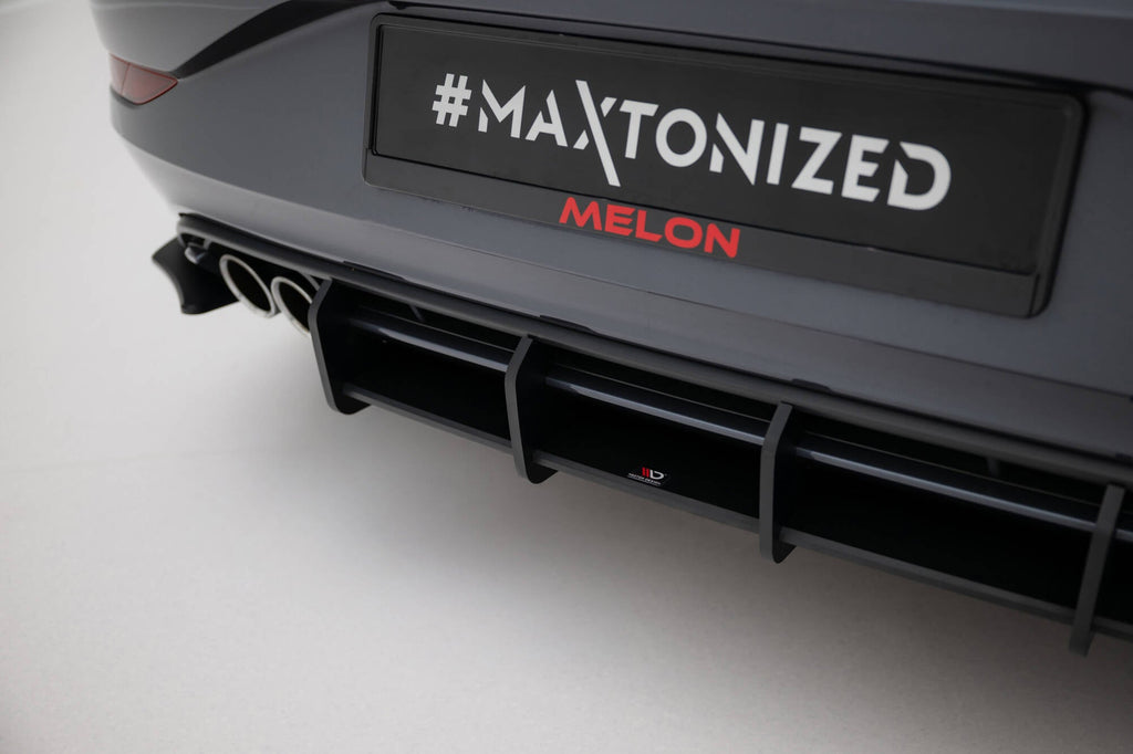 Maxton Design Street Pro Rear Diffuser + Flaps para Volkswagen Polo GTI Mk6 Facelift - imagen 3