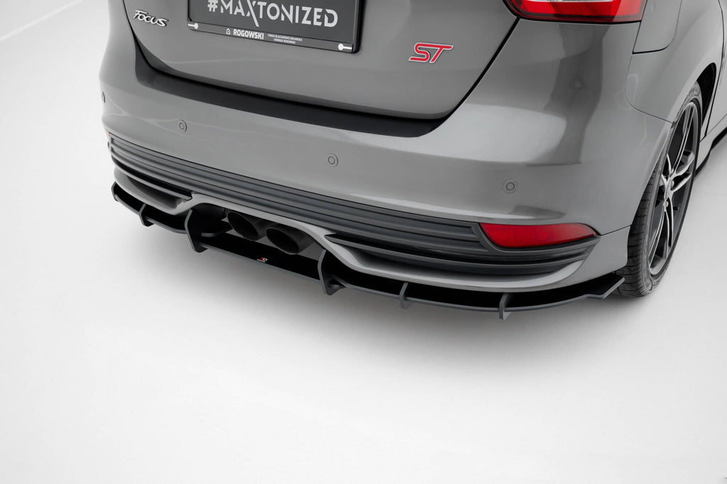 Maxton Design Street Pro Rear Diffuser para Ford Focus ST Mk3 Facelift - imagen 2