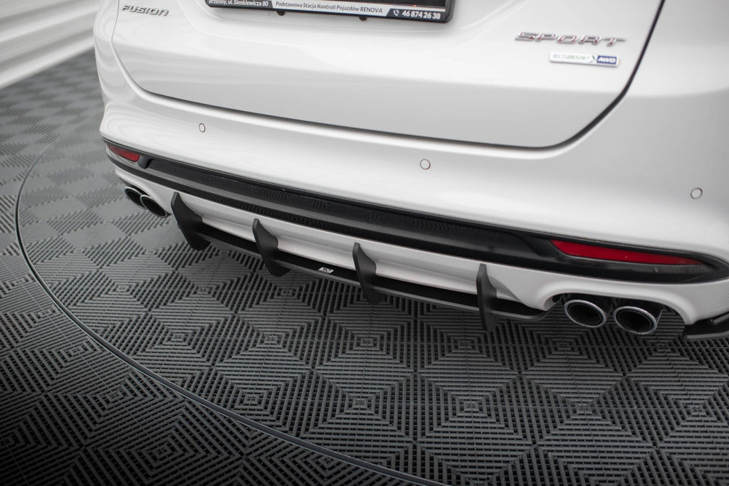 Maxton Design Street Pro Rear Diffuser para Ford Mondeo Sport Mk5 Facelift / Fusion Sport Mk2 Facelift - imagen 1