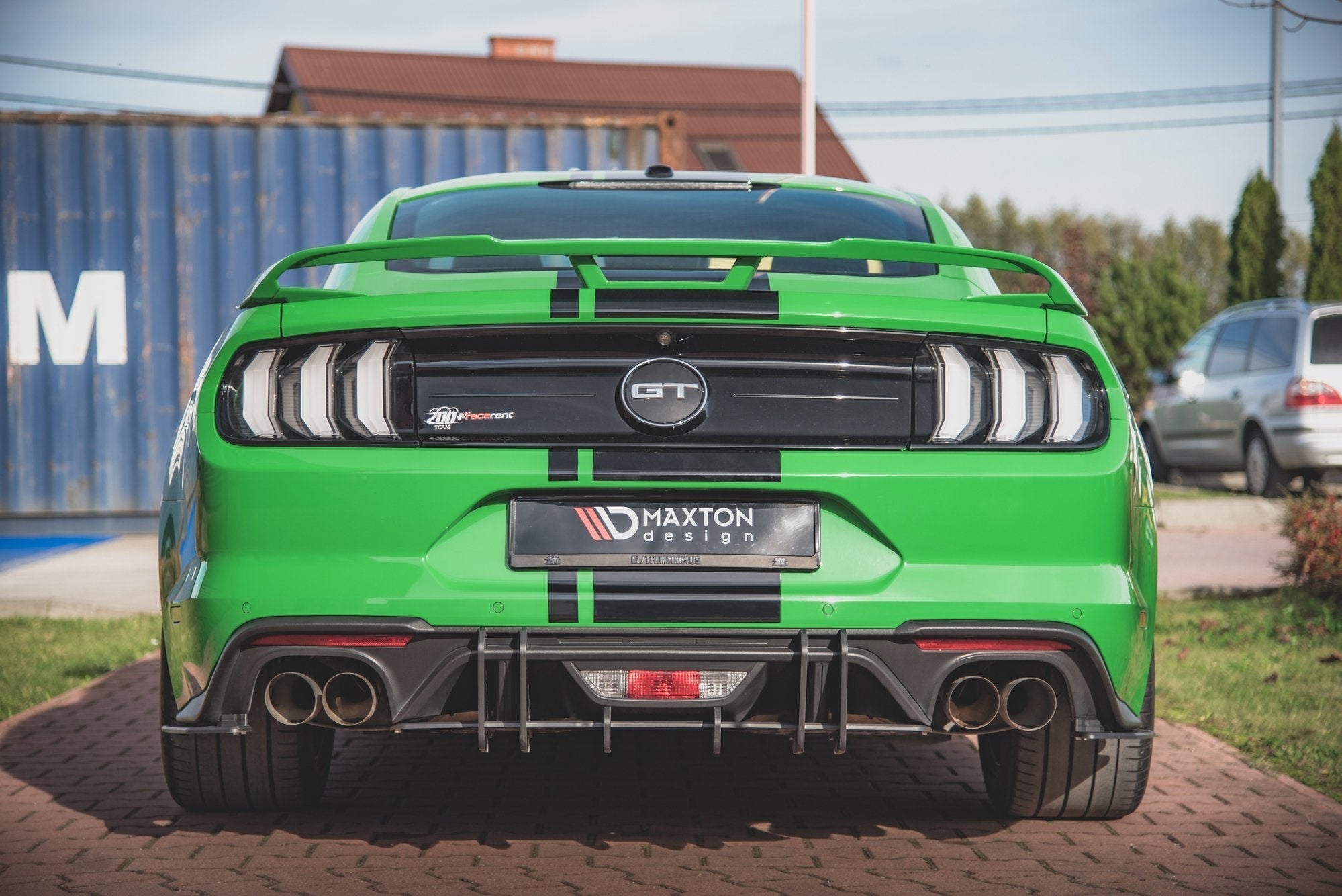 Maxton Design Street Pro Rear Diffuser para Ford Mustang GT Mk6 Facelift - imagen 1