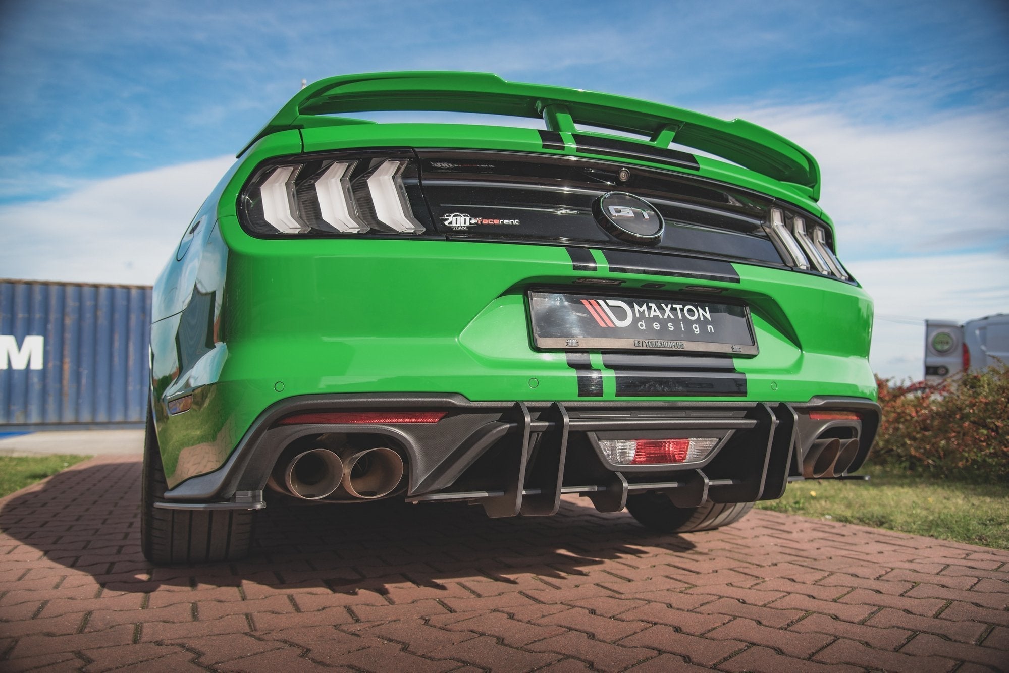 Maxton Design Street Pro Rear Diffuser para Ford Mustang GT Mk6 Facelift - imagen 3