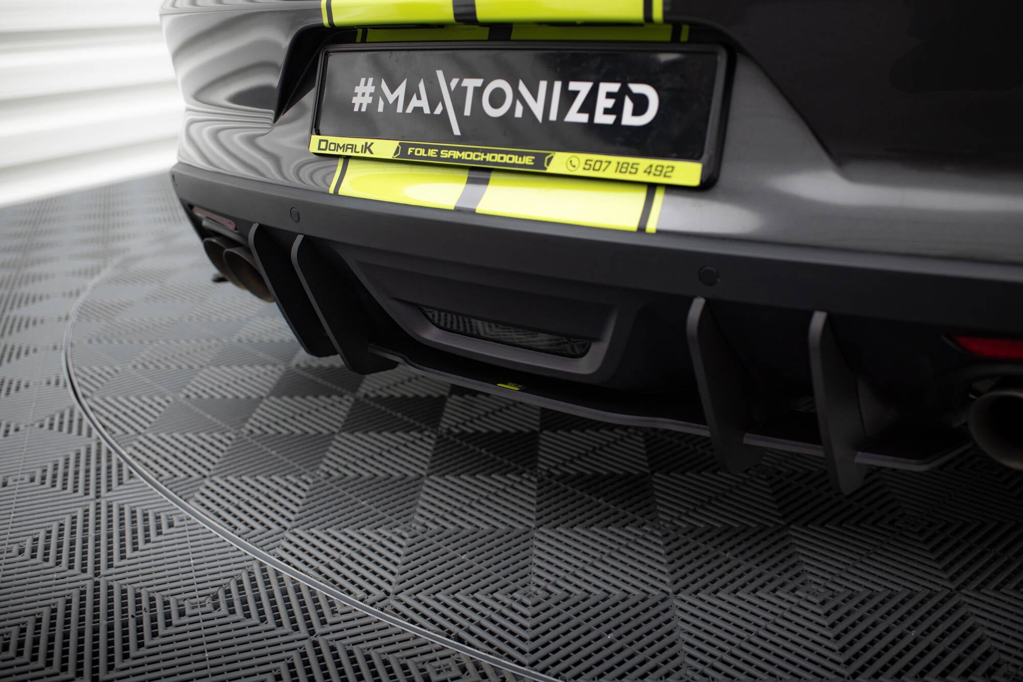 Maxton Design Street Pro Rear Diffuser para Ford Mustang GT Mk6 Roush Performance - imagen 3