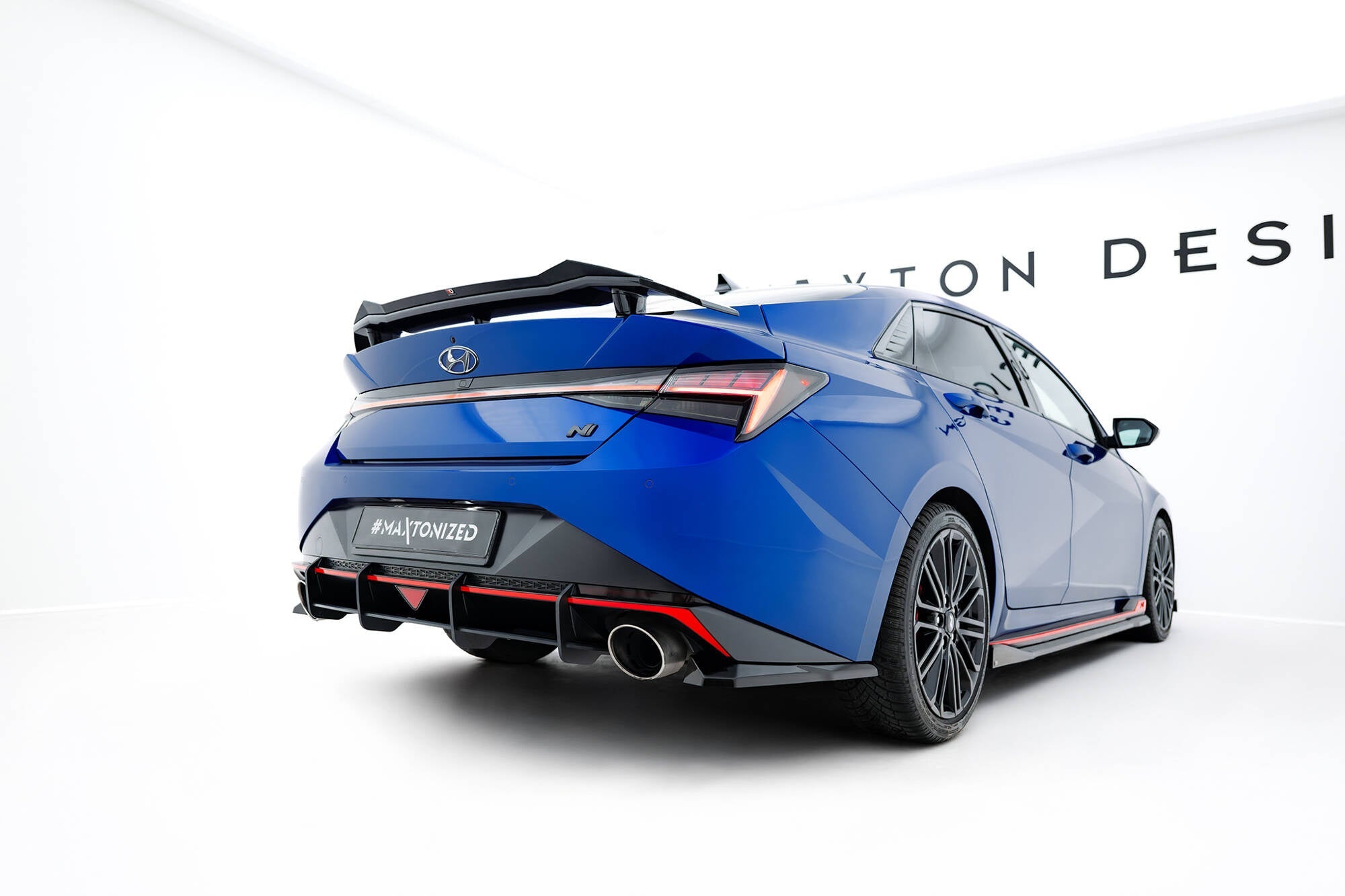 Maxton Design Street Pro Rear Diffuser para Hyundai Elantra N Mk7 - imagen 1