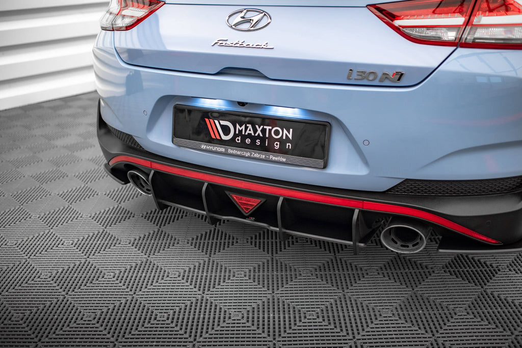 Maxton Design Street Pro Rear Diffuser para Hyundai I30 N Fastback Mk3 Facelift - imagen 1