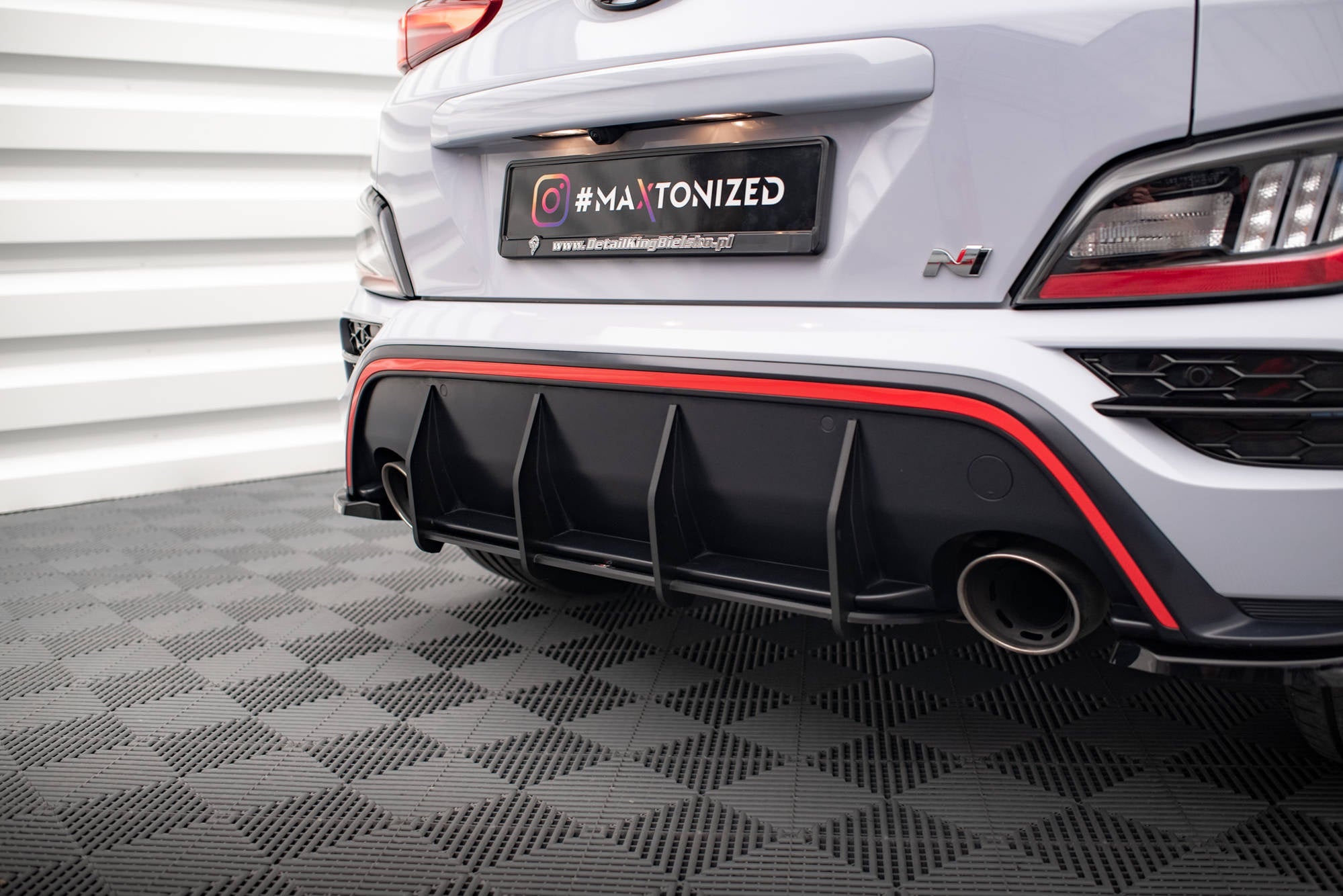 Maxton Design Street Pro Rear Diffuser para Hyundai Kona N Mk1 - imagen 1