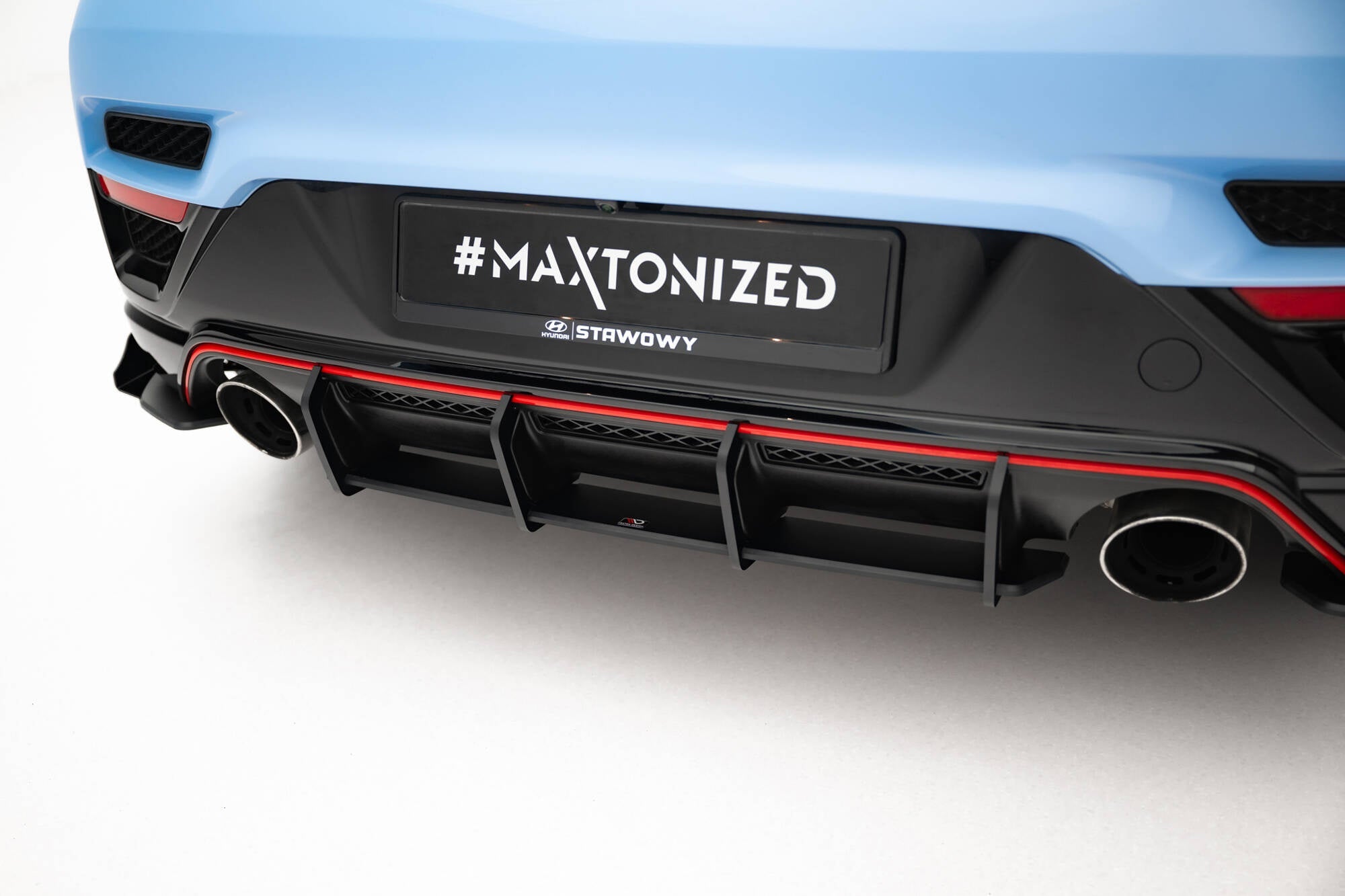 Maxton Design Street Pro Rear Diffuser para Hyundai Veloster N Mk2 - imagen 2