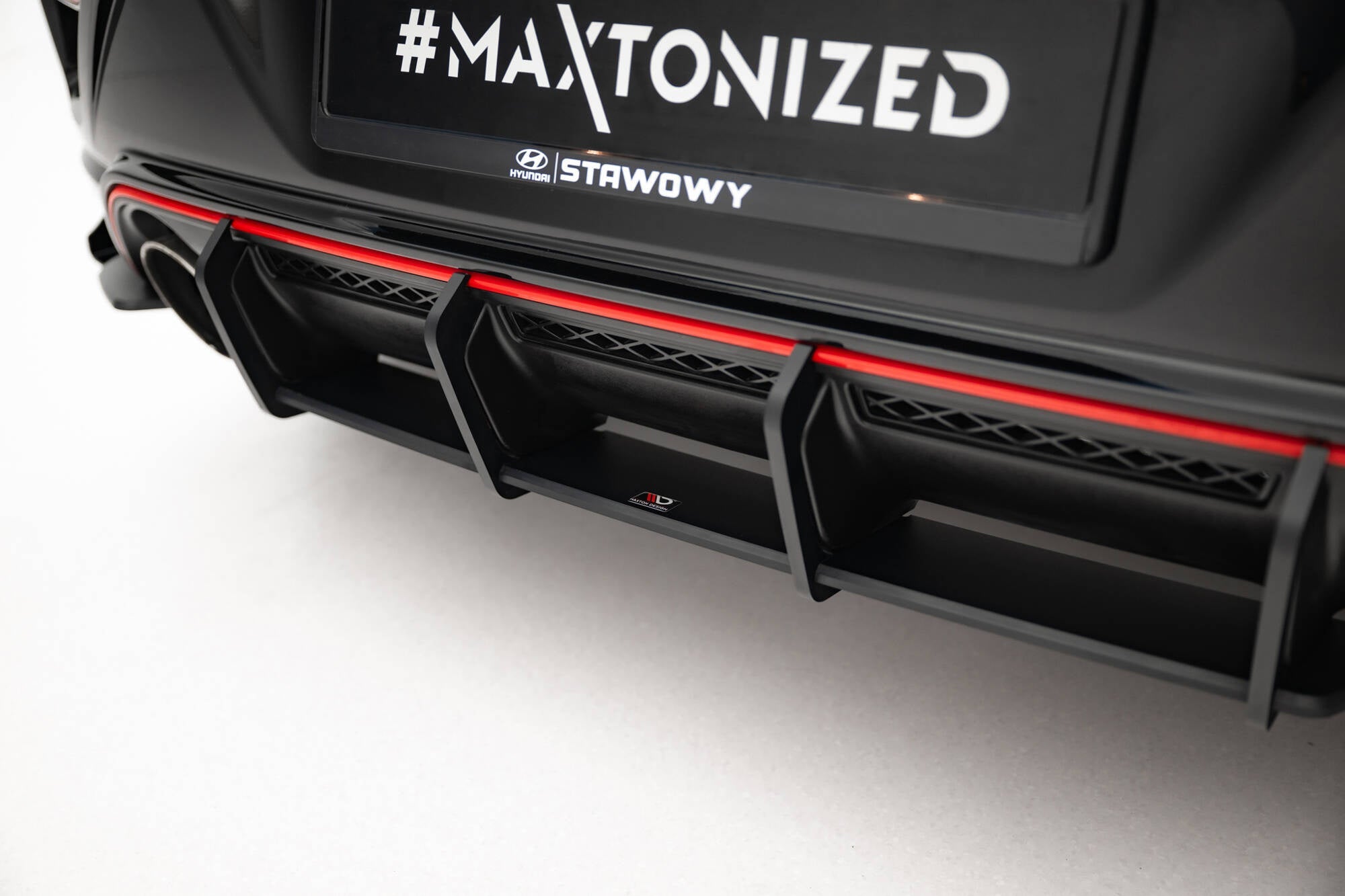 Maxton Design Street Pro Rear Diffuser para Hyundai Veloster N Mk2 - imagen 3