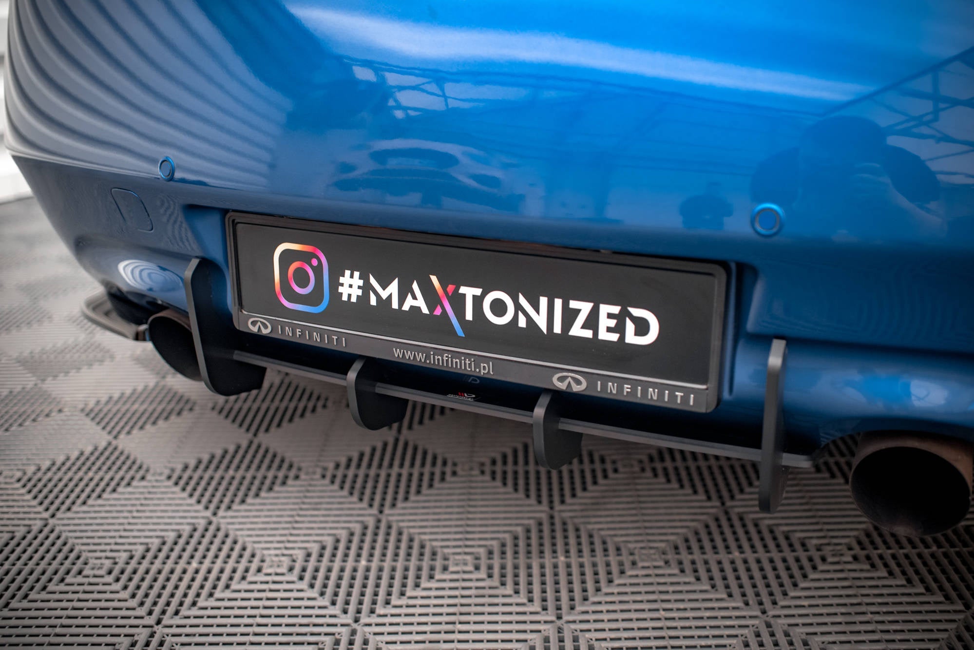 Maxton Design Street Pro Rear Diffuser para Infiniti G37 Coupe - imagen 3