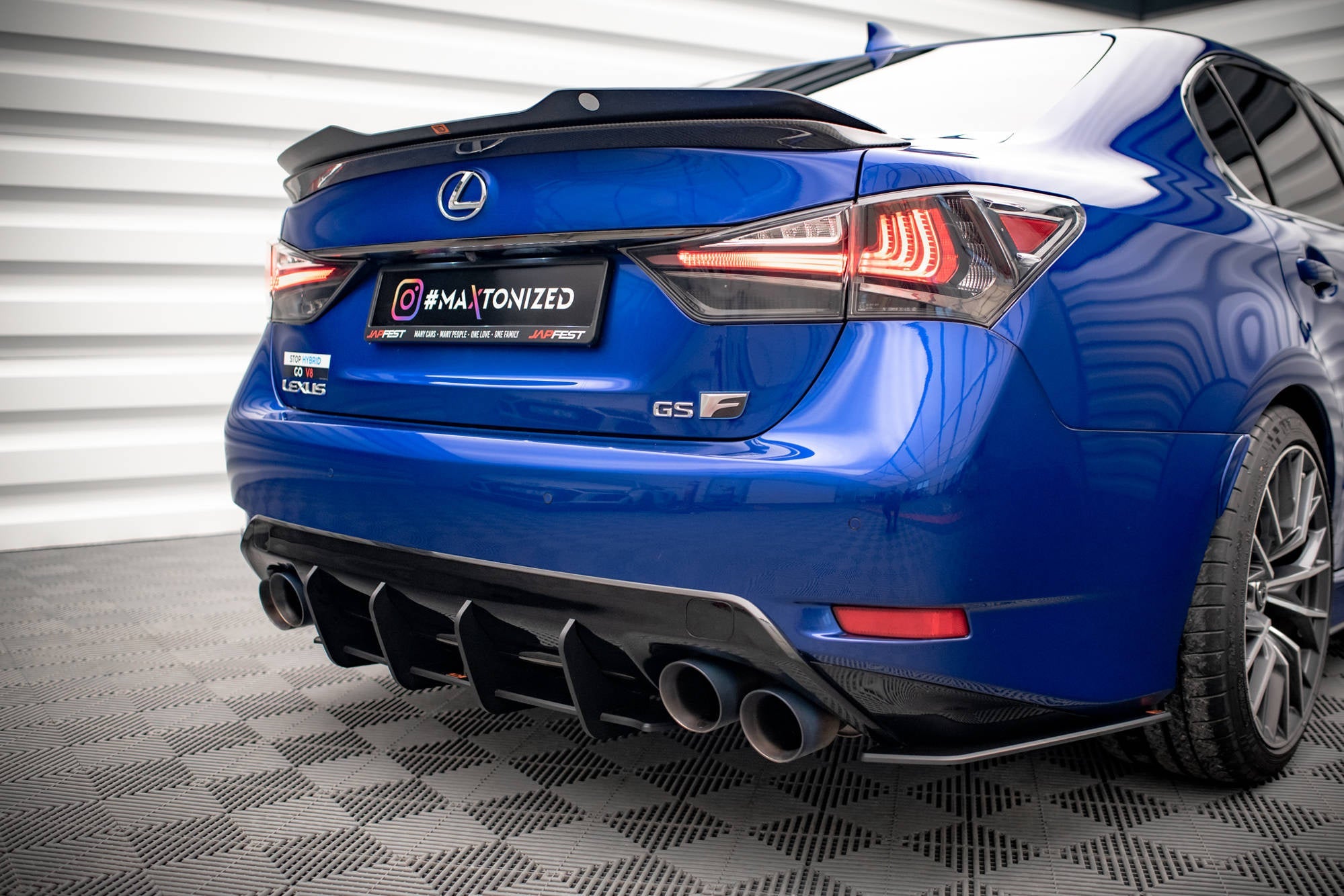 Maxton Design Street Pro Rear Diffuser para Lexus GS F Mk4 Facelift - imagen 1