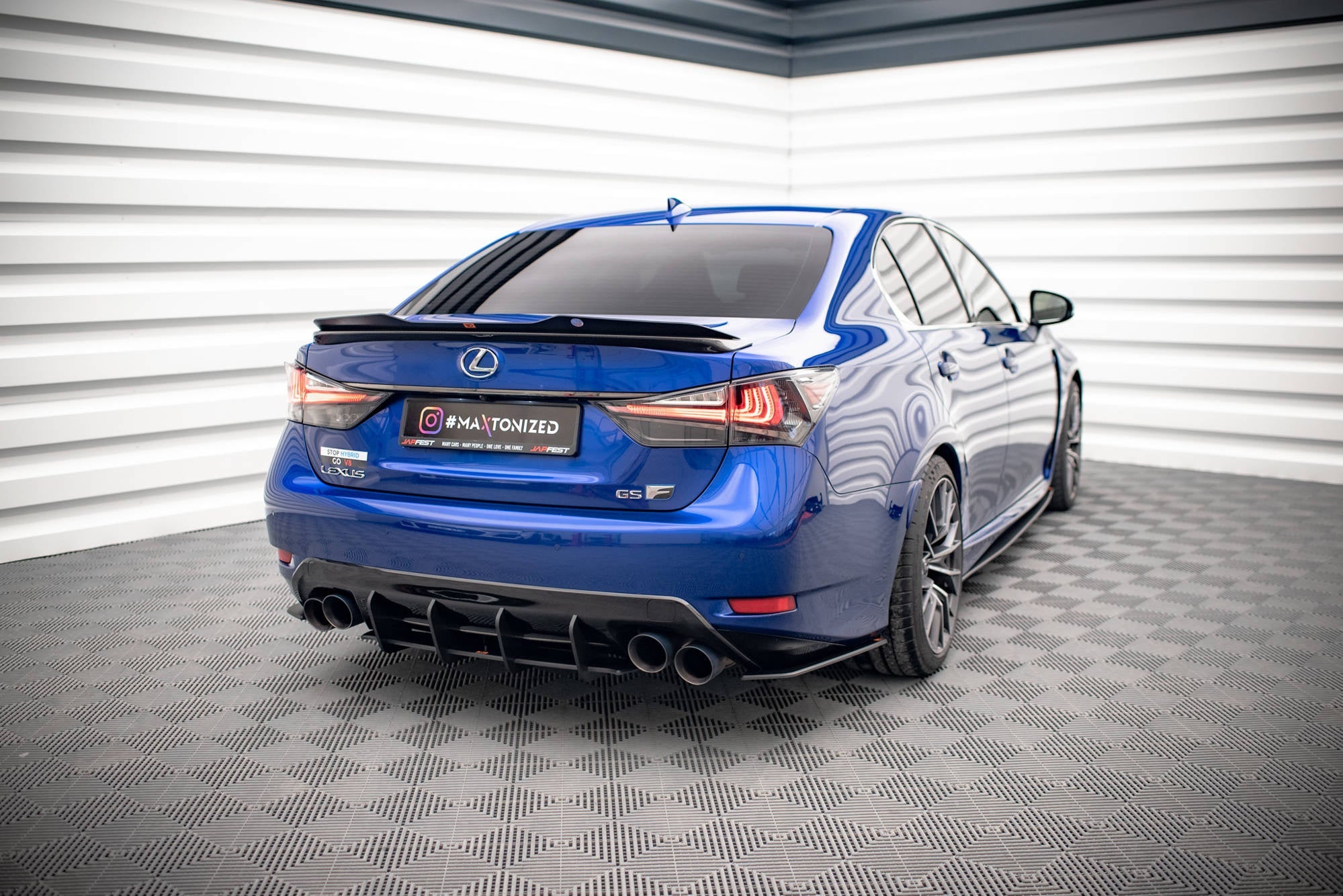 Maxton Design Street Pro Rear Diffuser para Lexus GS F Mk4 Facelift - imagen 3
