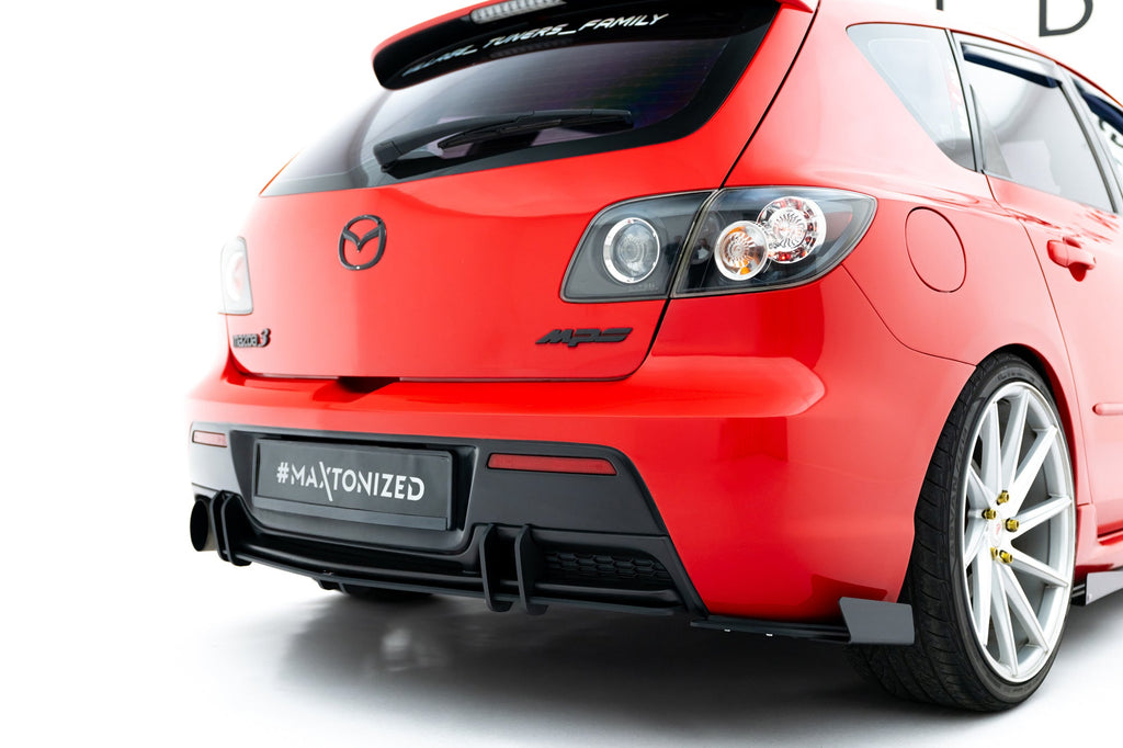 Maxton Design Street Pro Rear Diffuser para Mazda 3 MPS Mk1 EU Version - imagen 2