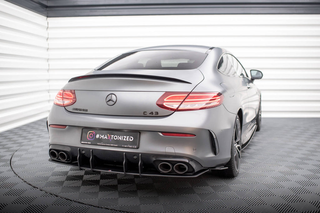 Maxton Design Street Pro Rear Diffuser para Mercedes-AMG C43 Coupe / Cabrio C205 Facelift / A205 Facelift - imagen 1