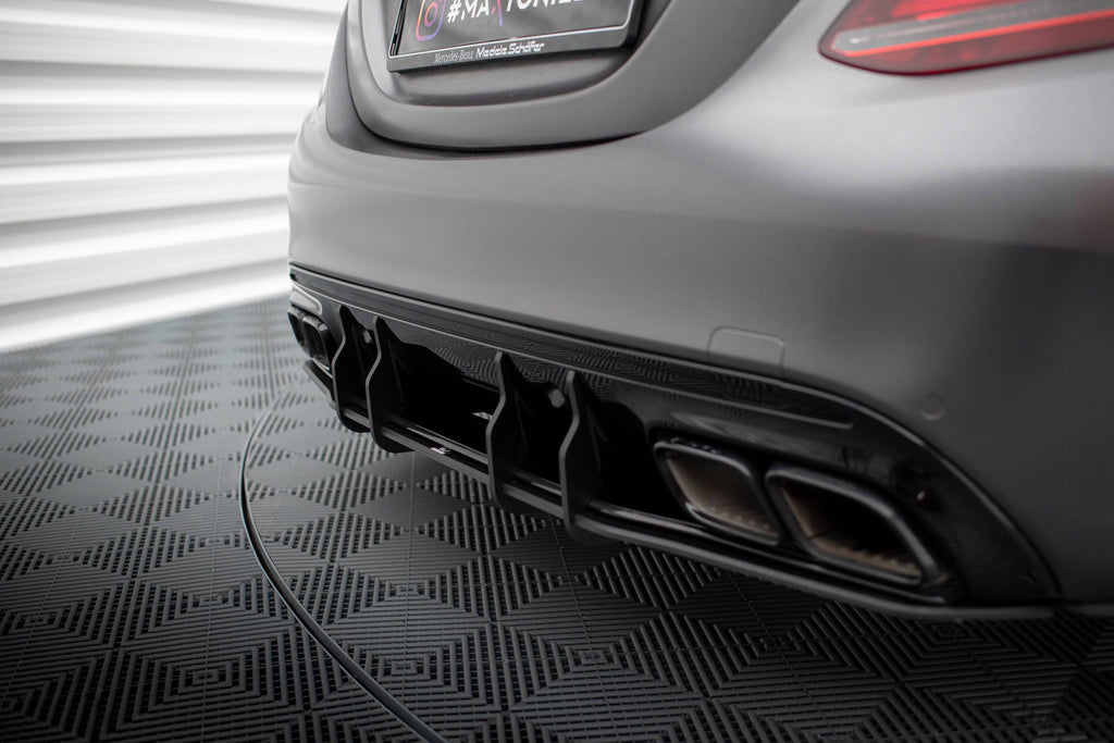 Maxton Design Street Pro Rear Diffuser para Mercedes-AMG C63 Sedan / Estate W205 Facelift - imagen 3