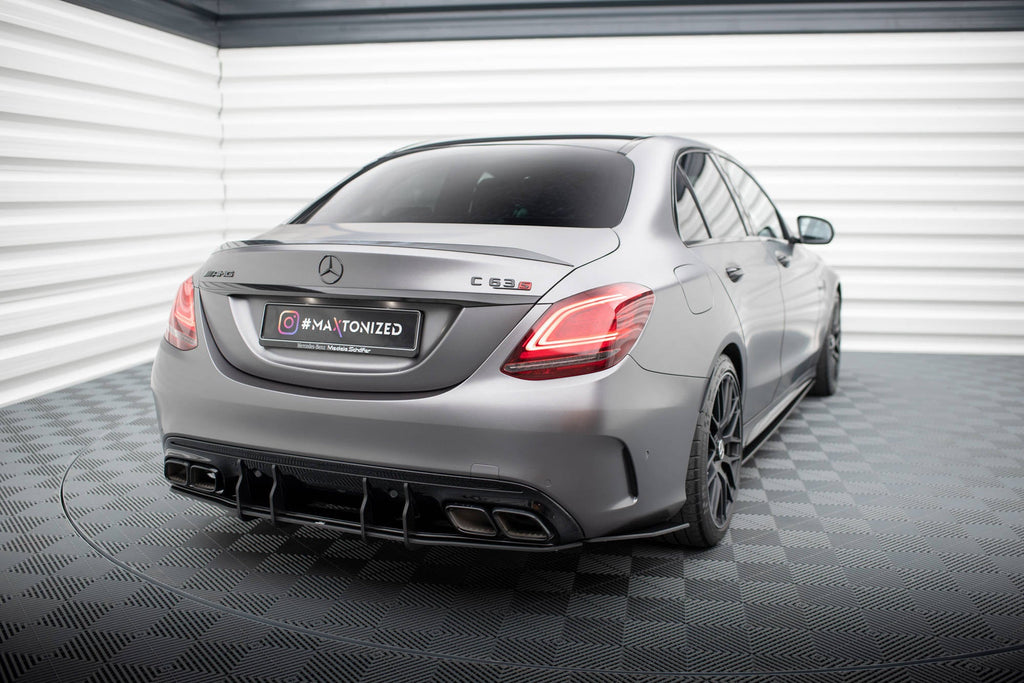 Maxton Design Street Pro Rear Diffuser para Mercedes-AMG C63 Sedan / Estate W205 Facelift - imagen 4