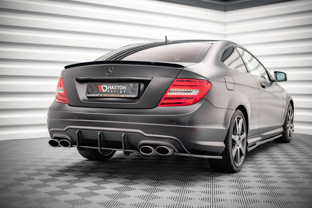 Maxton Design Street Pro Rear Diffuser para Mercedes-Benz C Coupe AMG-Line C204 - imagen 1