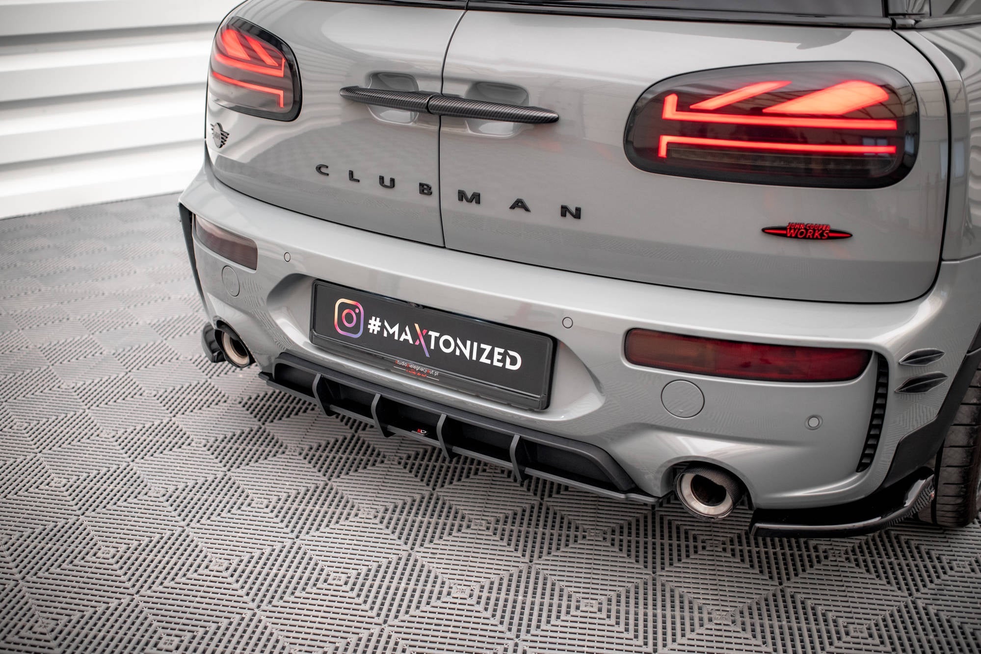 Maxton Design Street Pro Rear Diffuser para Mini Cooper Clubman John Cooper Works F54 Facelift - imagen 4