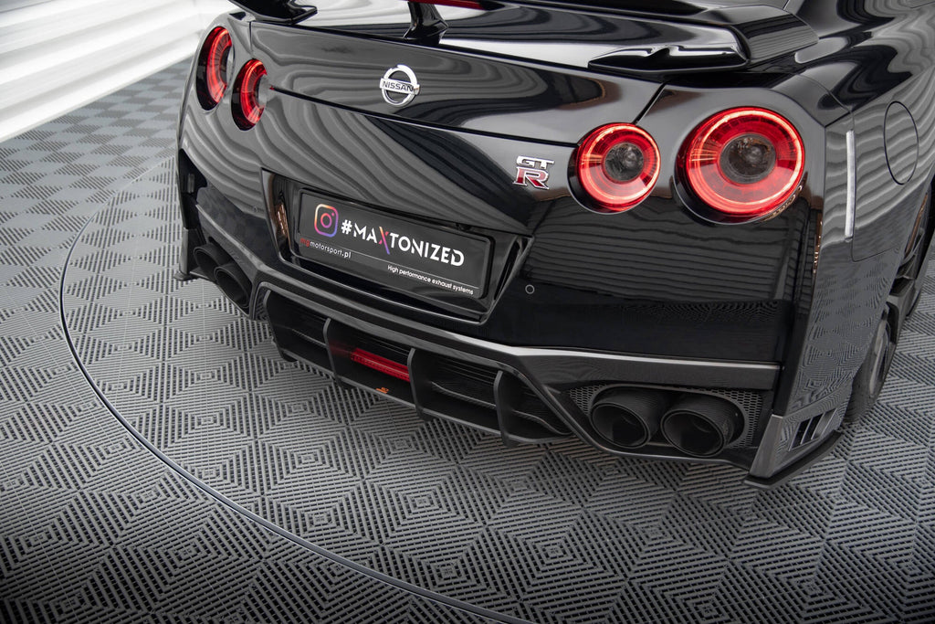 Maxton Design Street Pro Rear Diffuser para Nissan GTR R35 Facelift - imagen 3