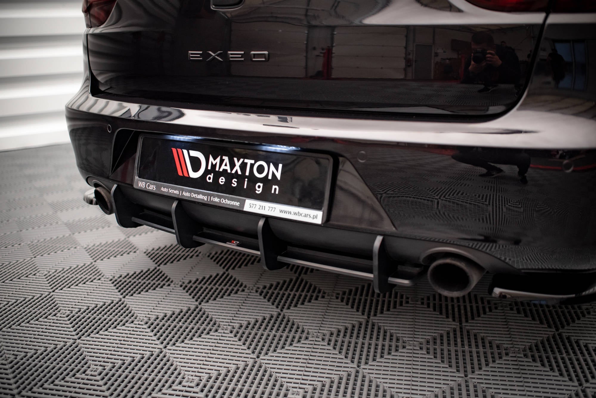 Maxton Design Street Pro Rear Diffuser para Seat Exeo - imagen 3