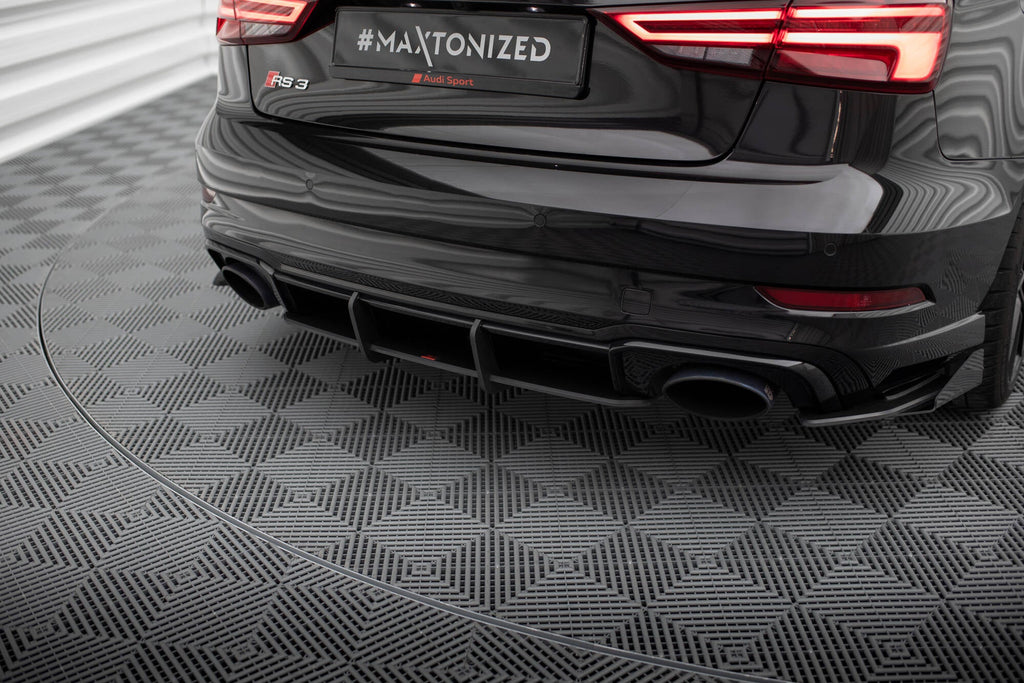 Maxton Design Street Pro Rear Diffuser V.1 para Audi RS3 Sedan 8V Facelift - imagen 1