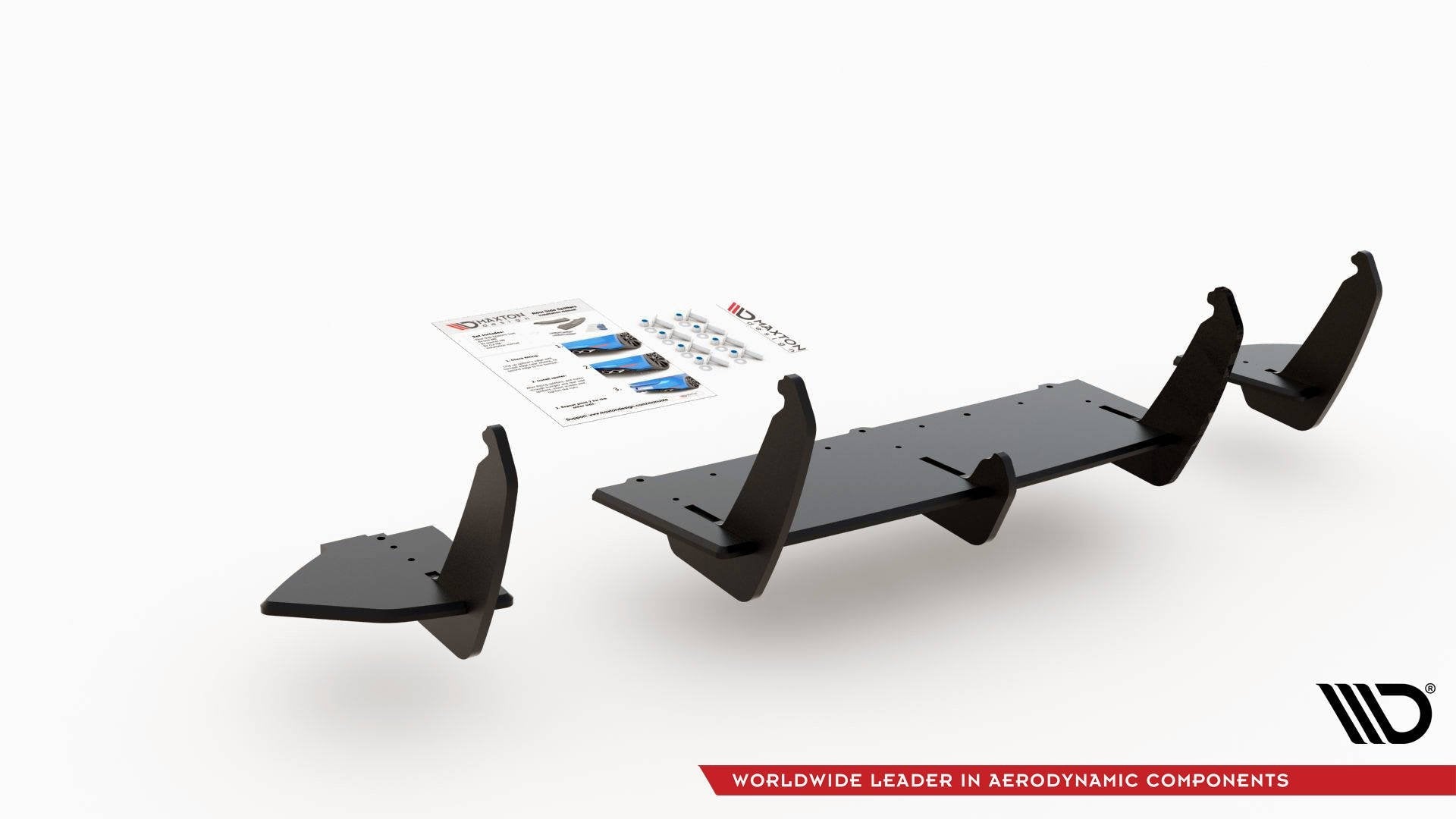 Maxton Design Street Pro Rear Diffuser V.1 para Ford Focus RS Mk3 - imagen 5
