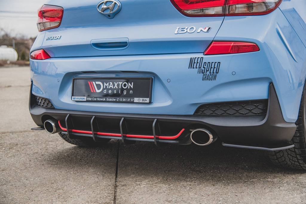Maxton Design Street Pro Rear Diffuser V.1 para Hyundai I30 N Mk3 Hatchback - imagen 3