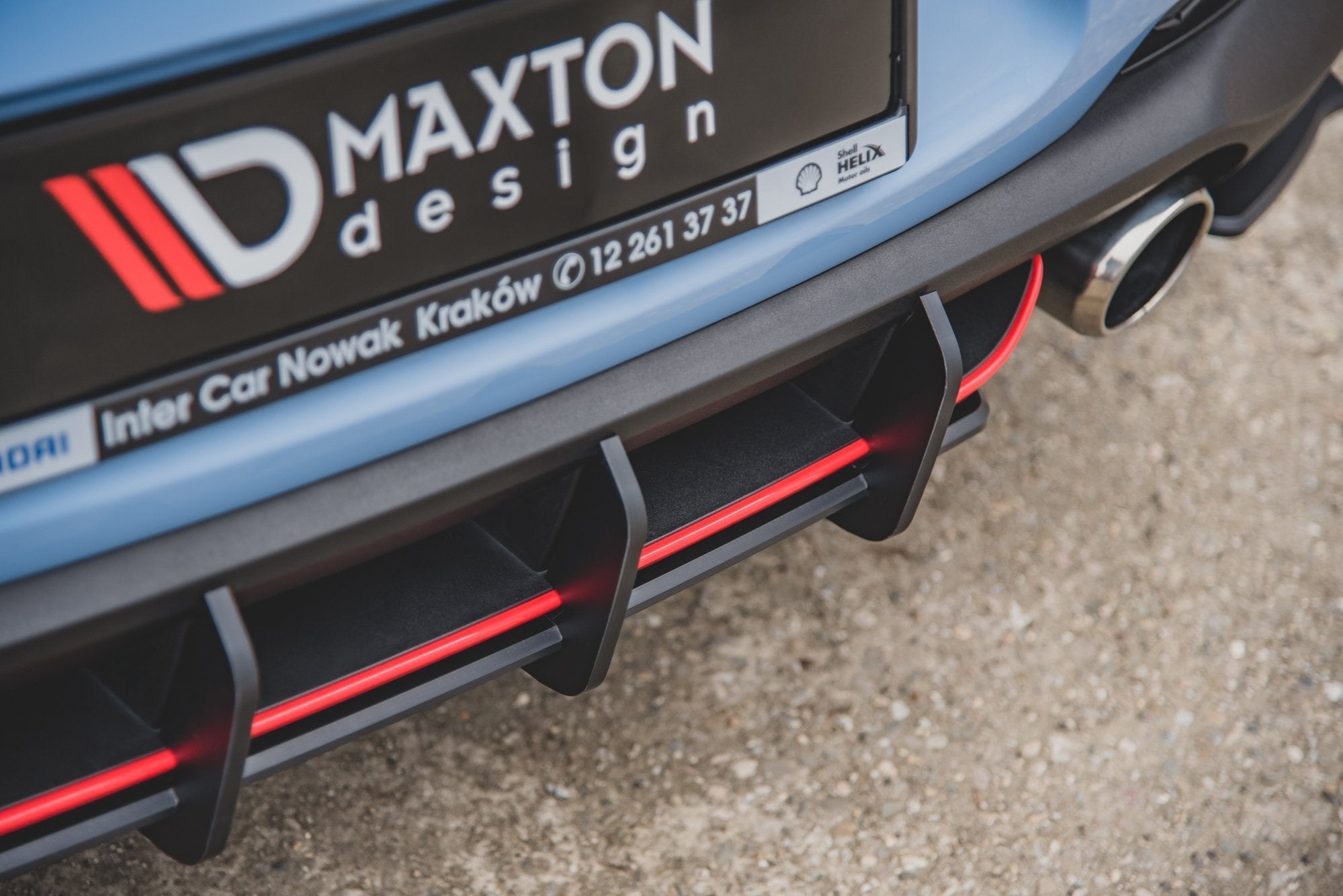 Maxton Design Street Pro Rear Diffuser V.1 para Hyundai I30 N Mk3 Hatchback - imagen 5