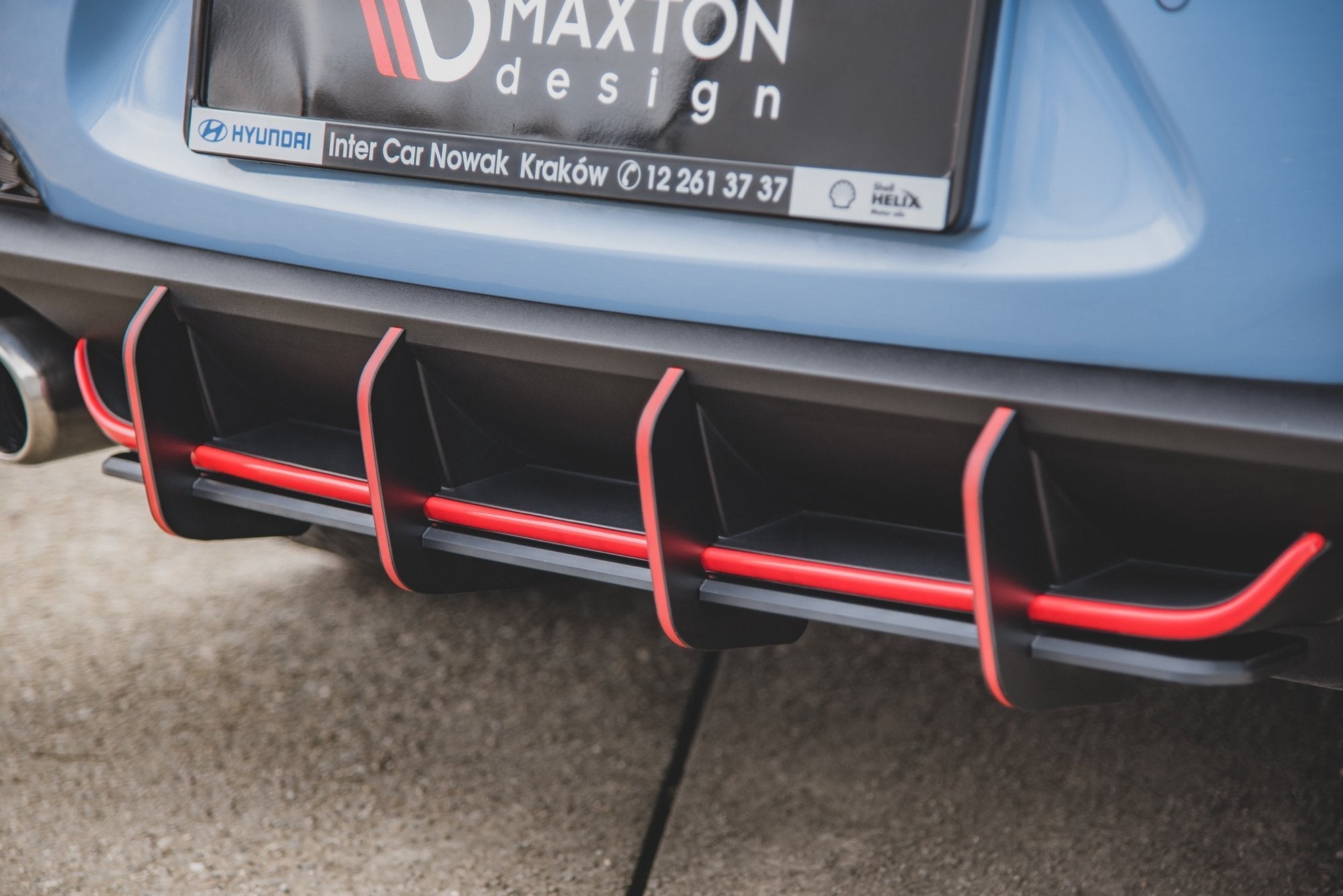 Maxton Design Street Pro Rear Diffuser V.1 para Hyundai I30 N Mk3 Hatchback - imagen 12