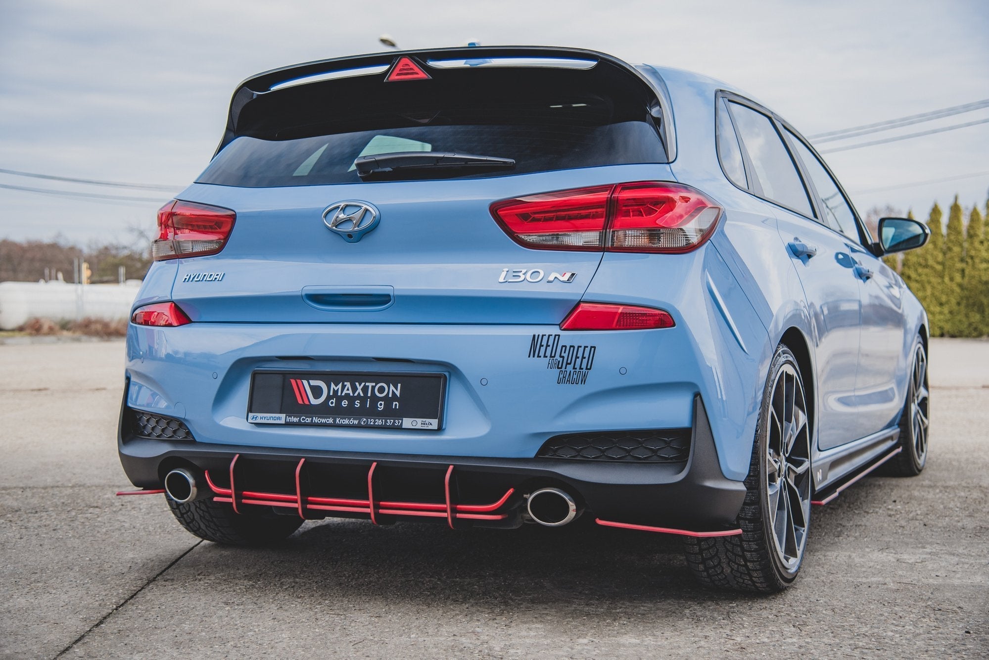 Maxton Design Street Pro Rear Diffuser V.1 para Hyundai I30 N Mk3 Hatchback - imagen 7