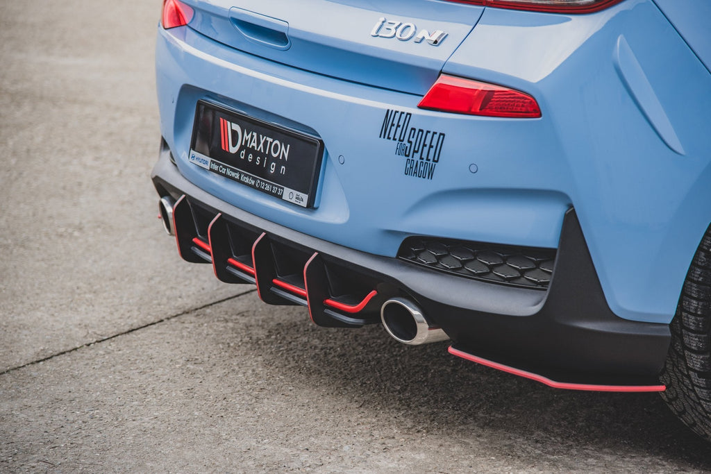 Maxton Design Street Pro Rear Diffuser V.1 para Hyundai I30 N Mk3 Hatchback - imagen 13
