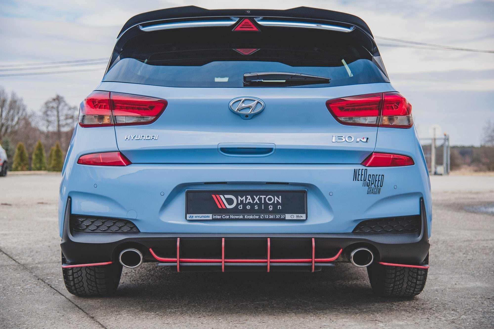 Maxton Design Street Pro Rear Diffuser V.1 para Hyundai I30 N Mk3 Hatchback - imagen 8